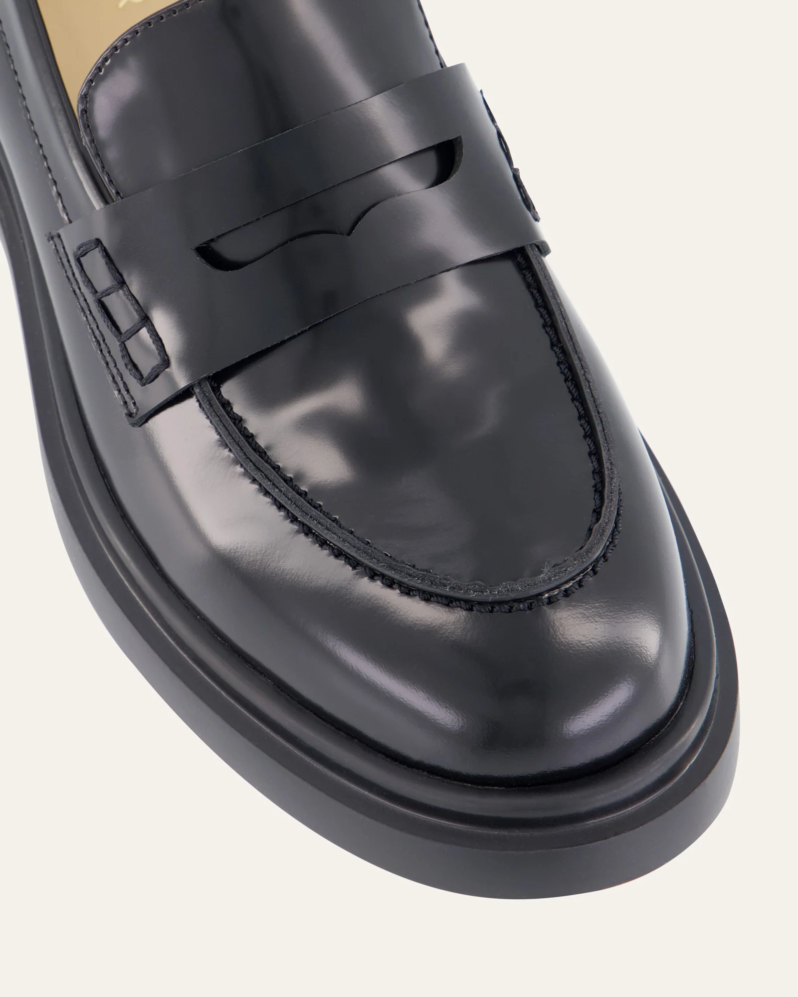 JARVIS LOAFERS BLACK LEATHER - Image 5