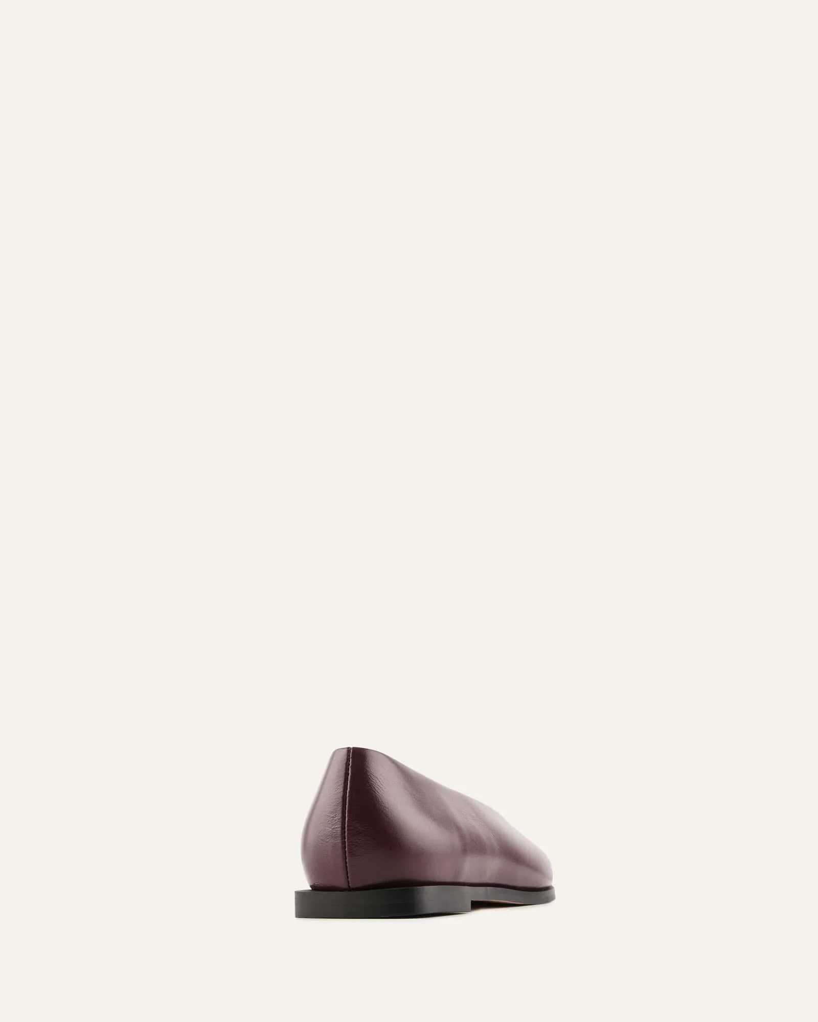 JAXON DRESS FLATS DARK MERLOT LEATHER - Image 4