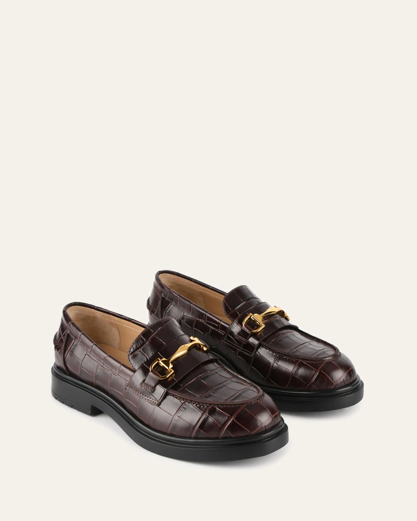JULIO LOAFERS CHOCOLATE CROC - Image 3