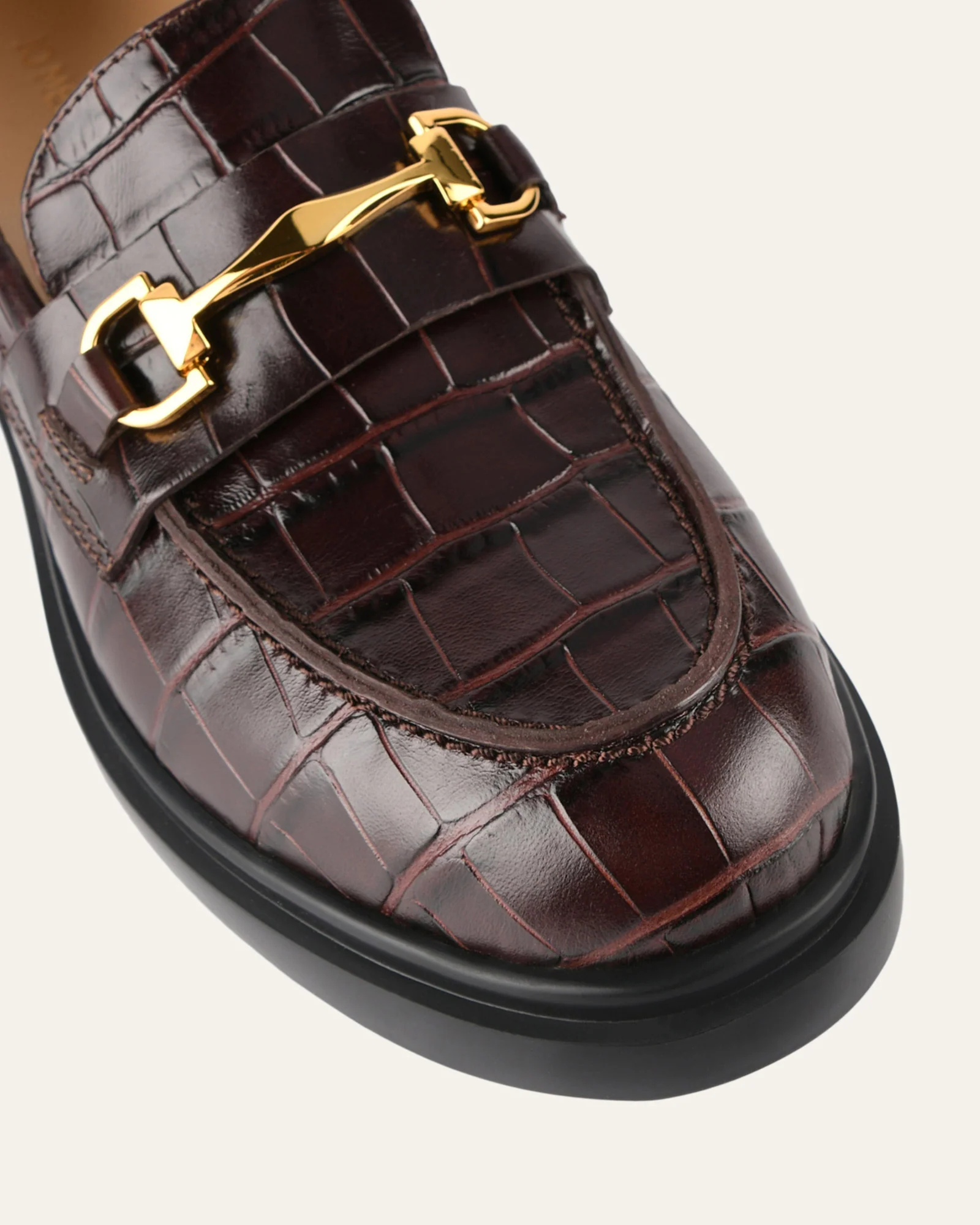 JULIO LOAFERS CHOCOLATE CROC - Image 4