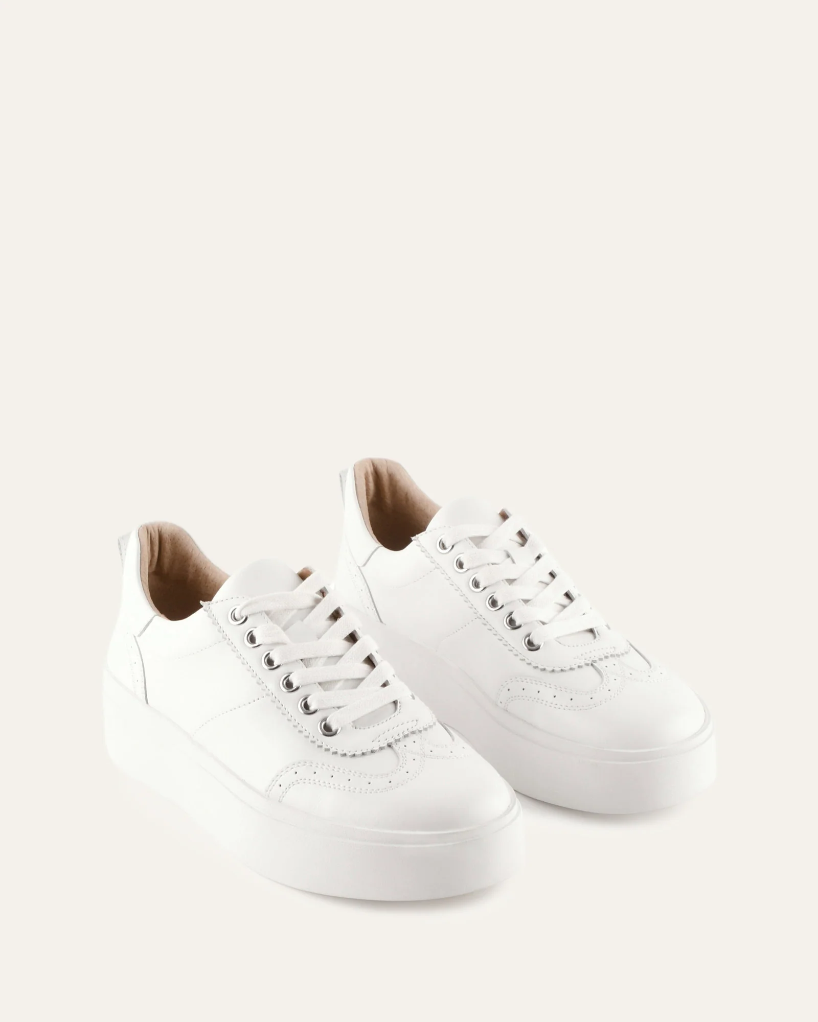KARTER SNEAKERS WHITE LEATHER - Image 2