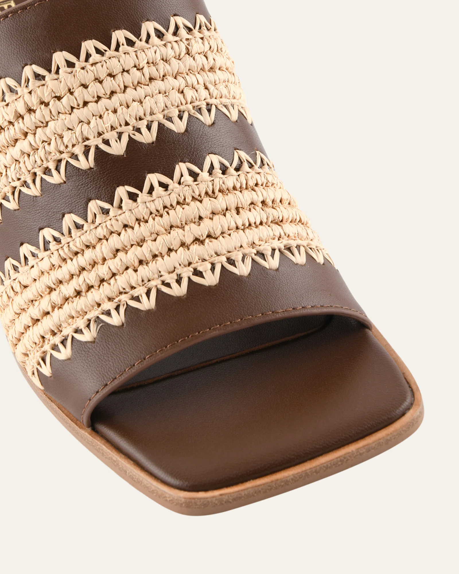 KEATING MID HEEL SANDALS PECAN LEATHER - Image 4