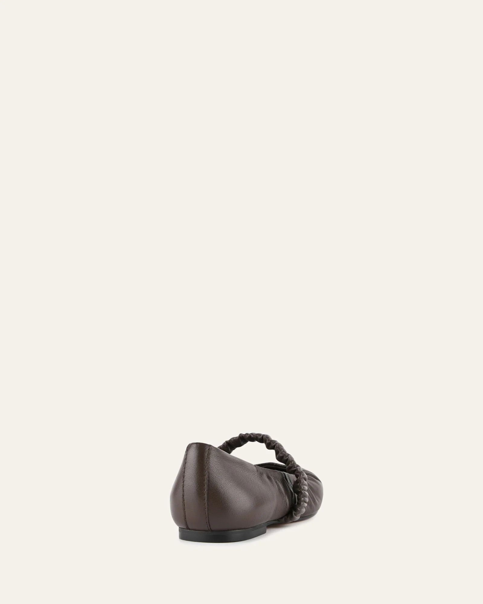 KEELY BALLET FLATS BITTER CHOC LEATHER - Image 5