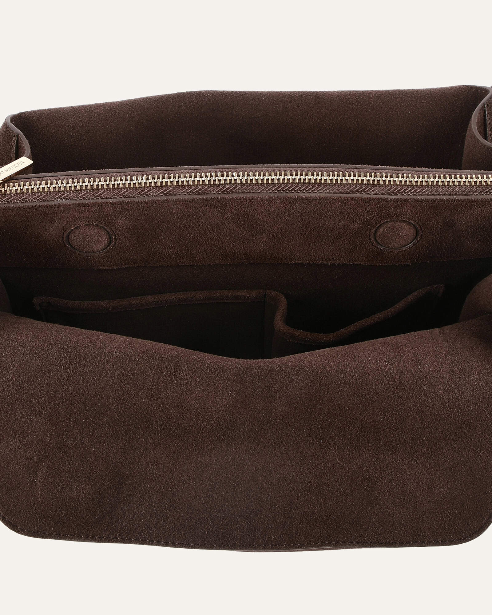 KORA TOTE BAG BITTER CHOC SUEDE - Image 5