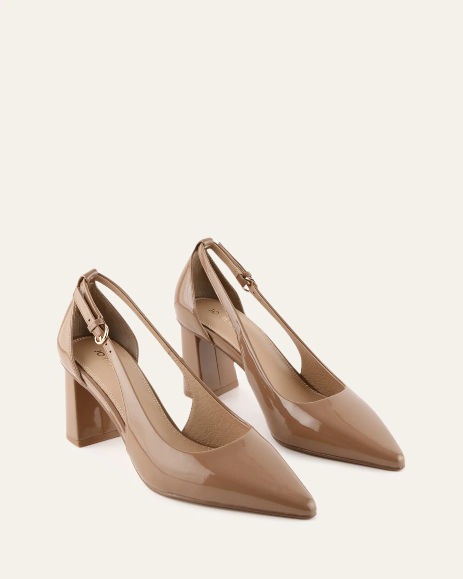 LAINEY MID HEELS SEPIA PATENT - Image 2