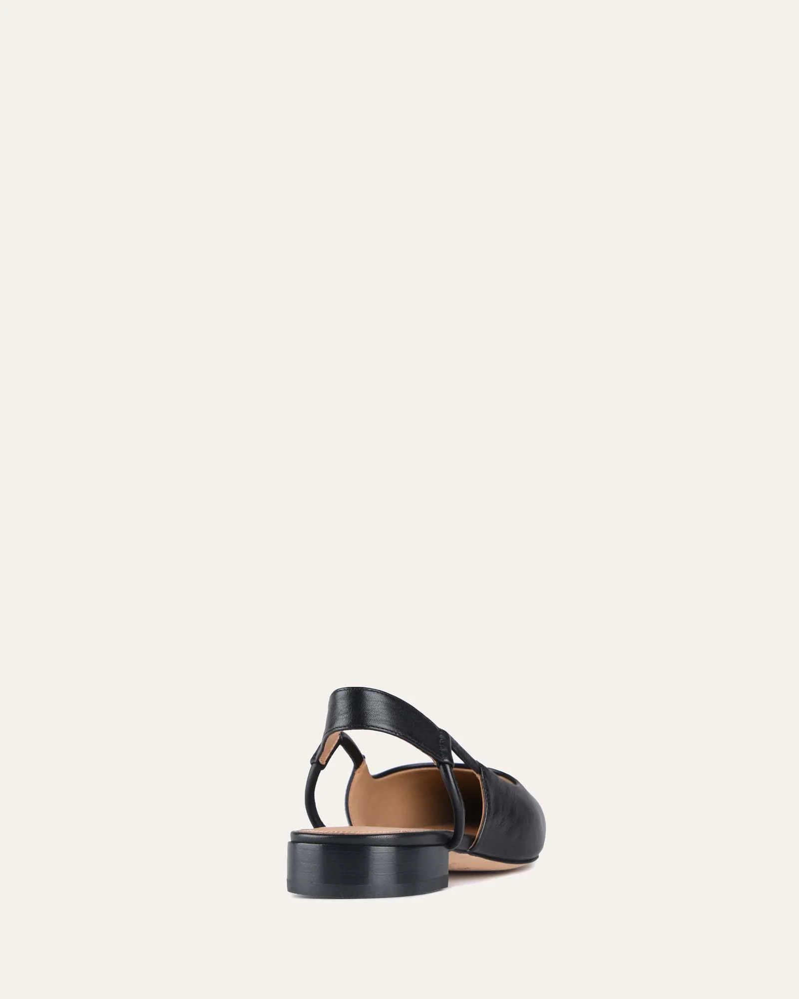 LARISSA DRESS FLATS BLACK LEATHER - Image 6