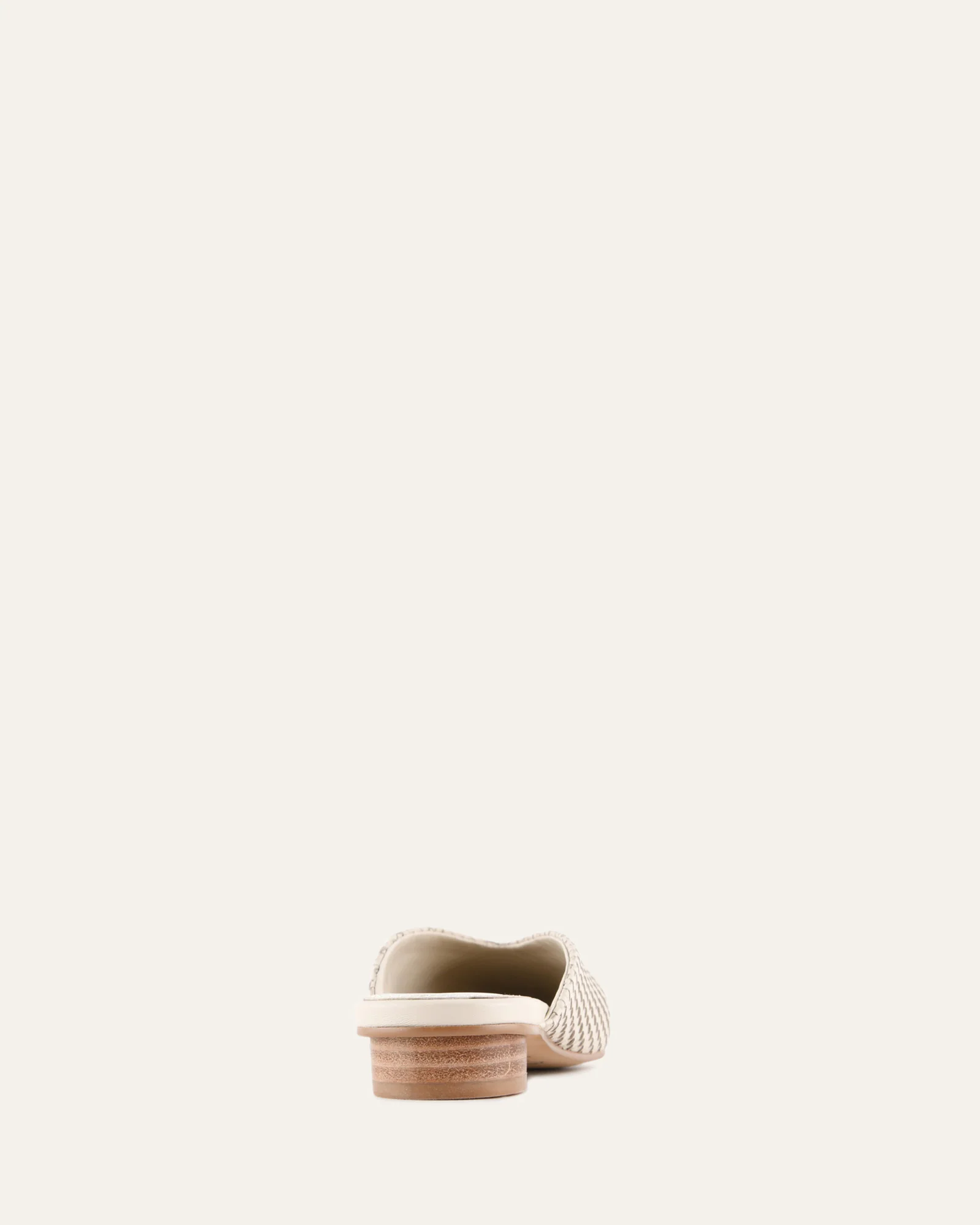 LENA DRESS FLATS OFF WHITE LEATHER - Image 5