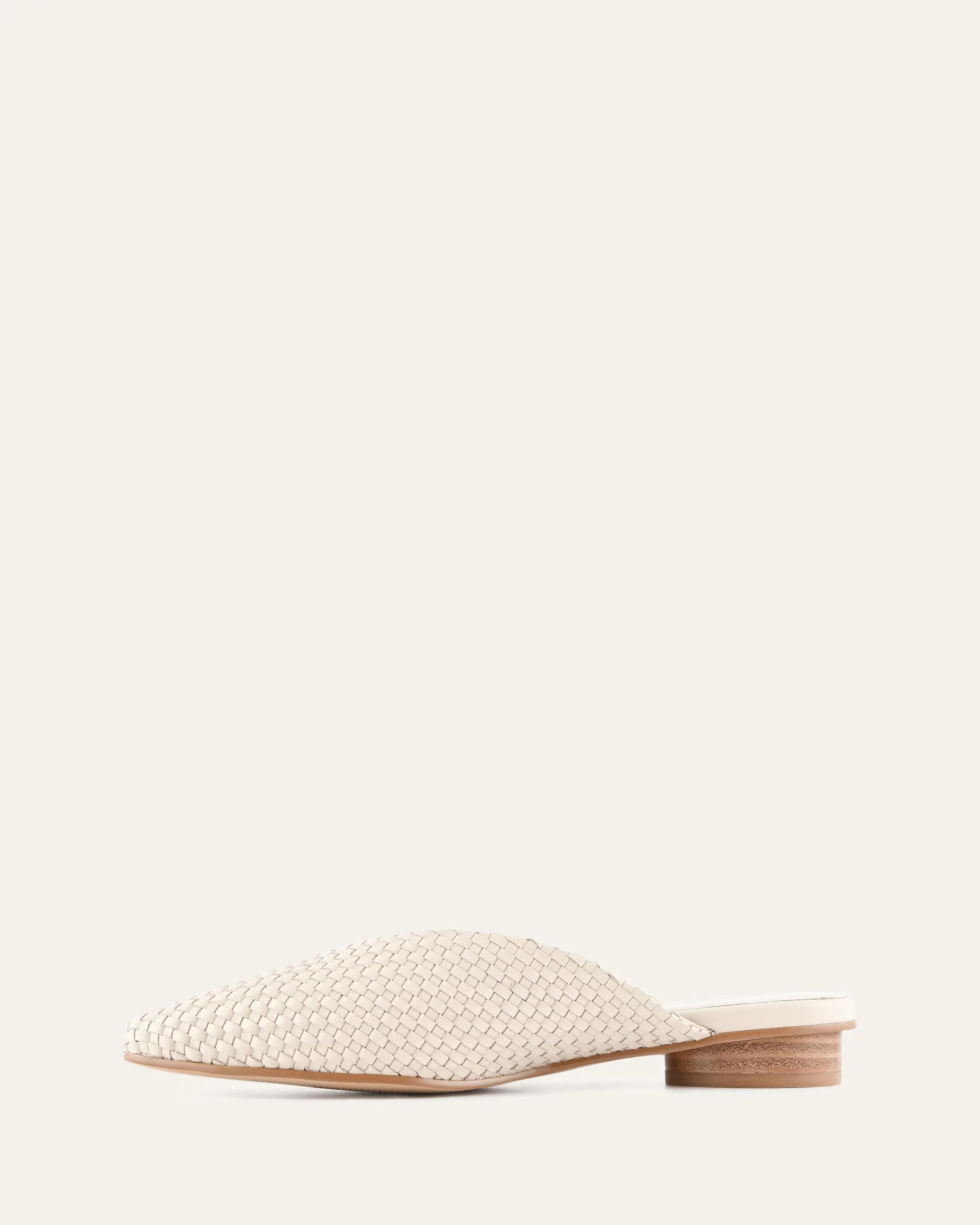 LENA DRESS FLATS OFF WHITE LEATHER - Image 6