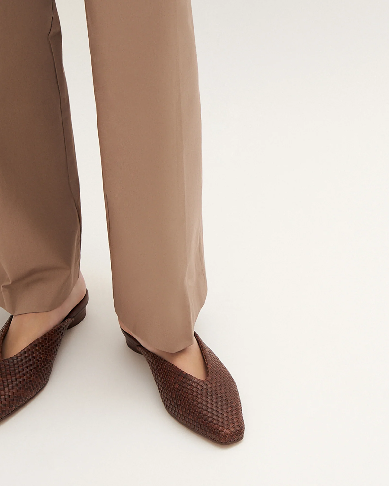 LENA DRESS FLATS PECAN LEATHER - Image 2