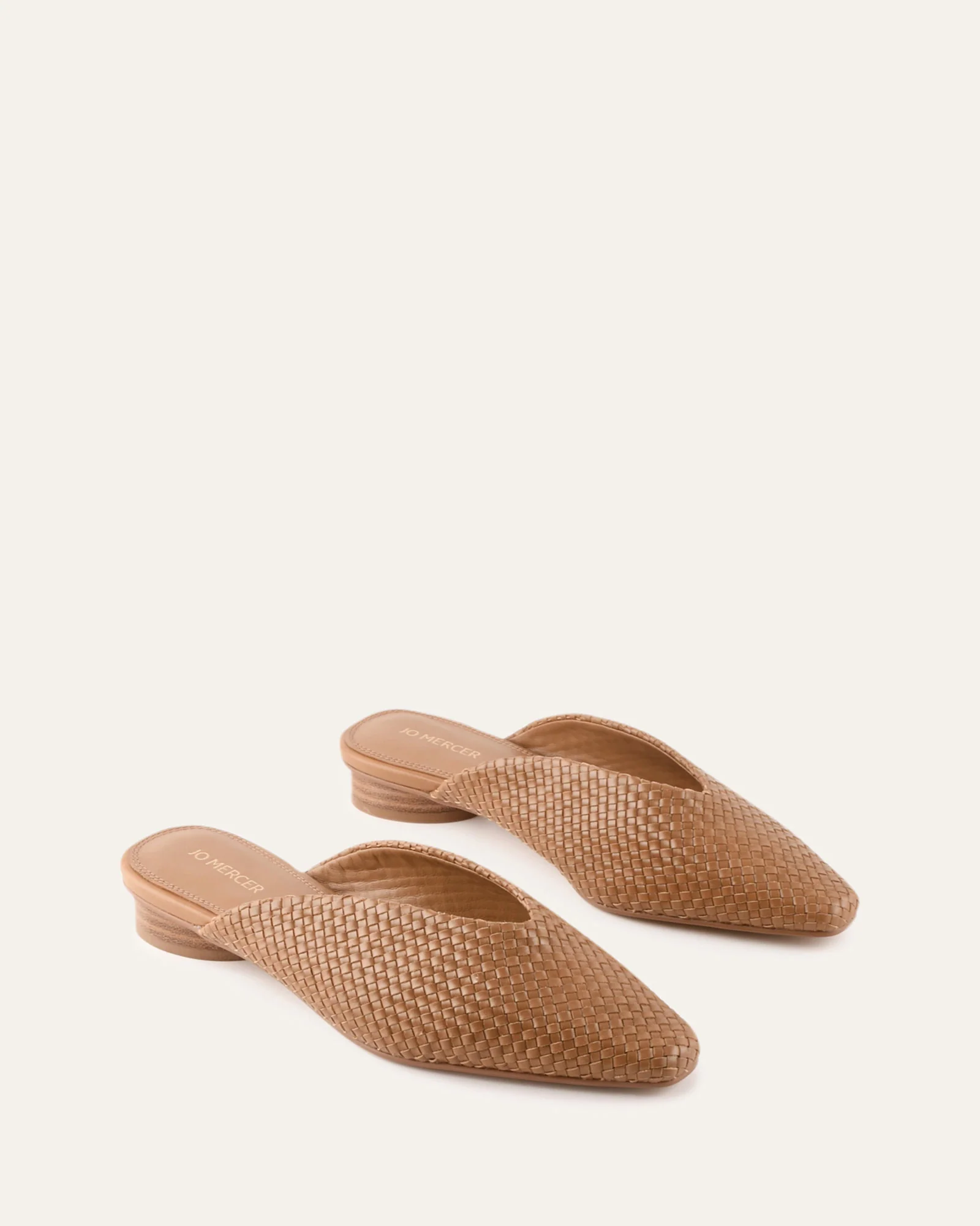 LENA DRESS FLATS TUSCAN TAN LEATHER - Image 2