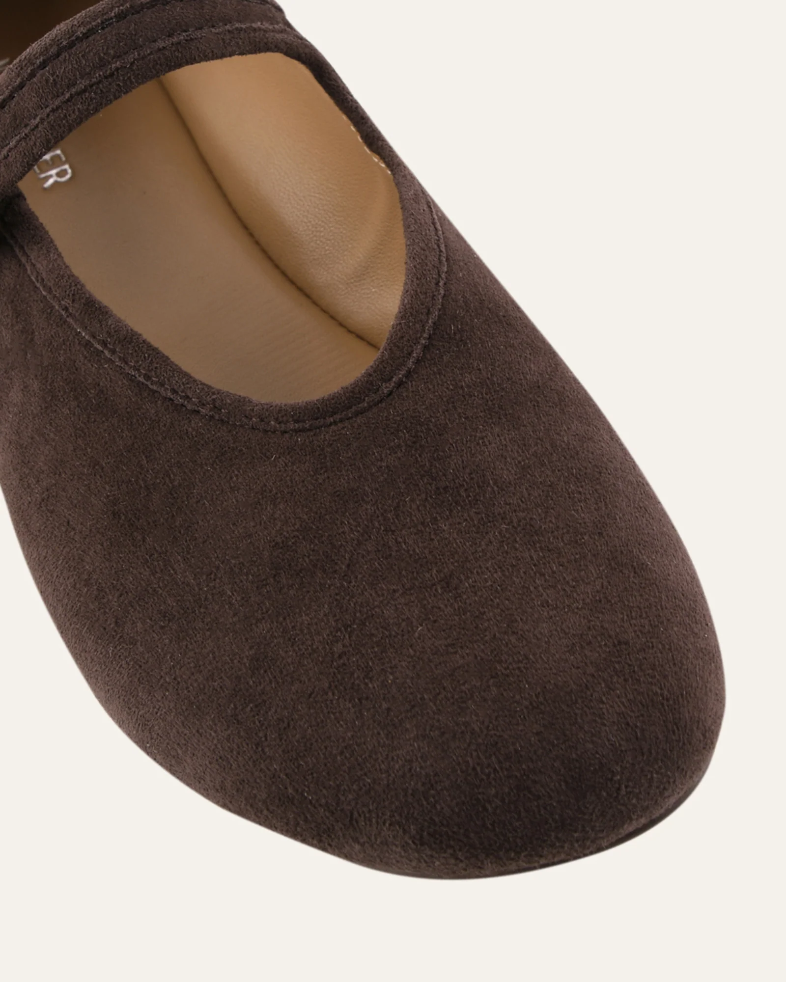 LENNY CASUAL FLATS BITTER CHOC SUEDE - Image 3