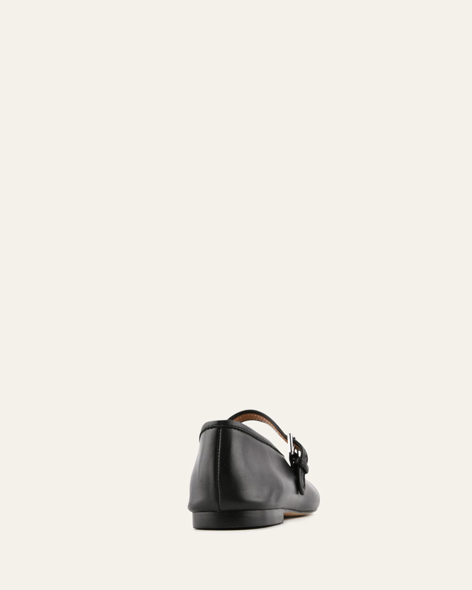 LENNY CASUAL FLATS BLACK LEATHER - Image 5