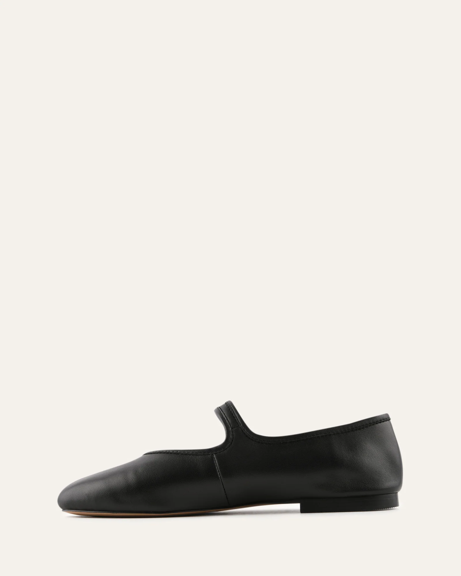 LENNY CASUAL FLATS BLACK LEATHER - Image 6