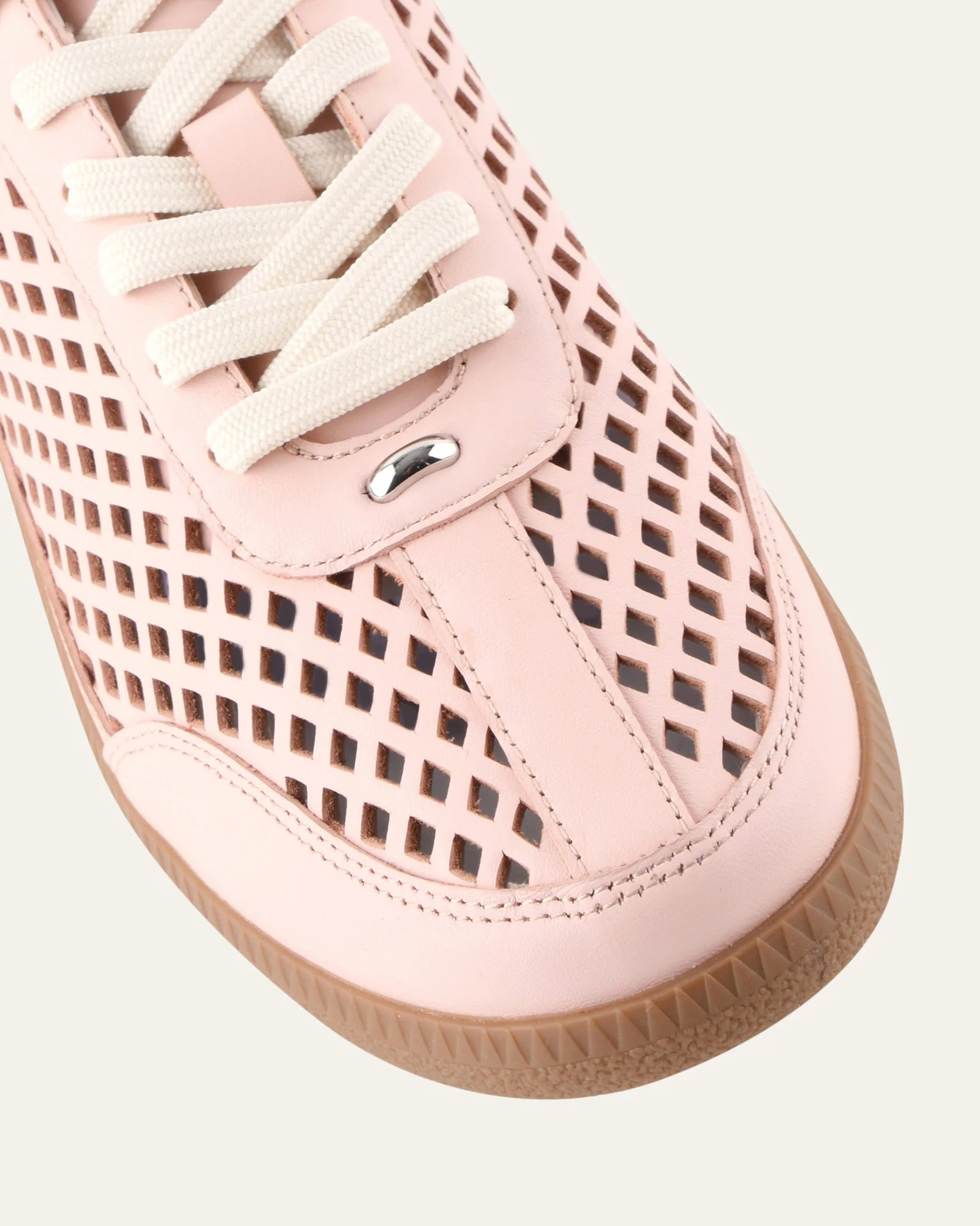 LIDO SNEAKERS PALE PINK LEATHER - Image 3