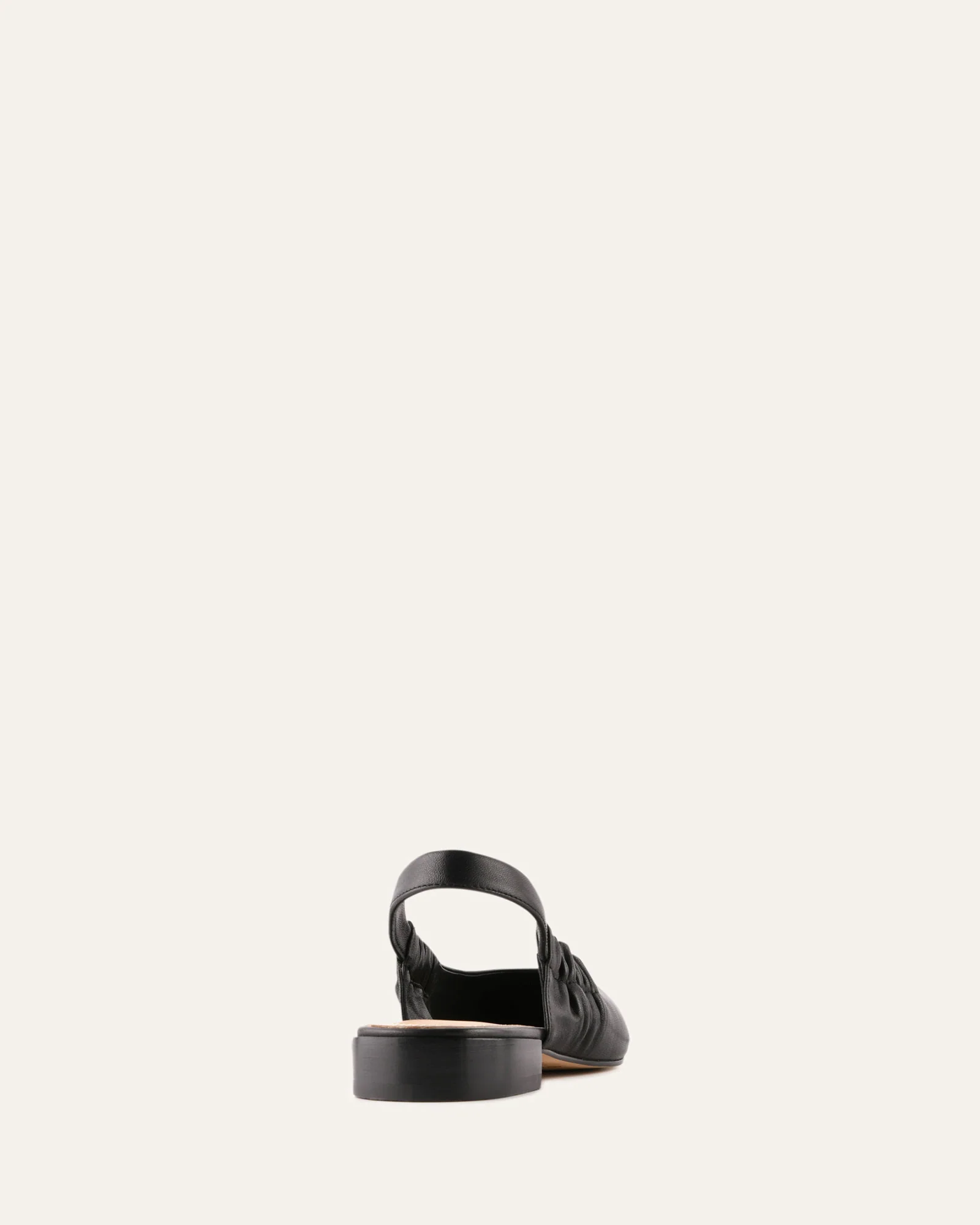 LOGAN DRESS FLATS BLACK LEATHER - Image 5