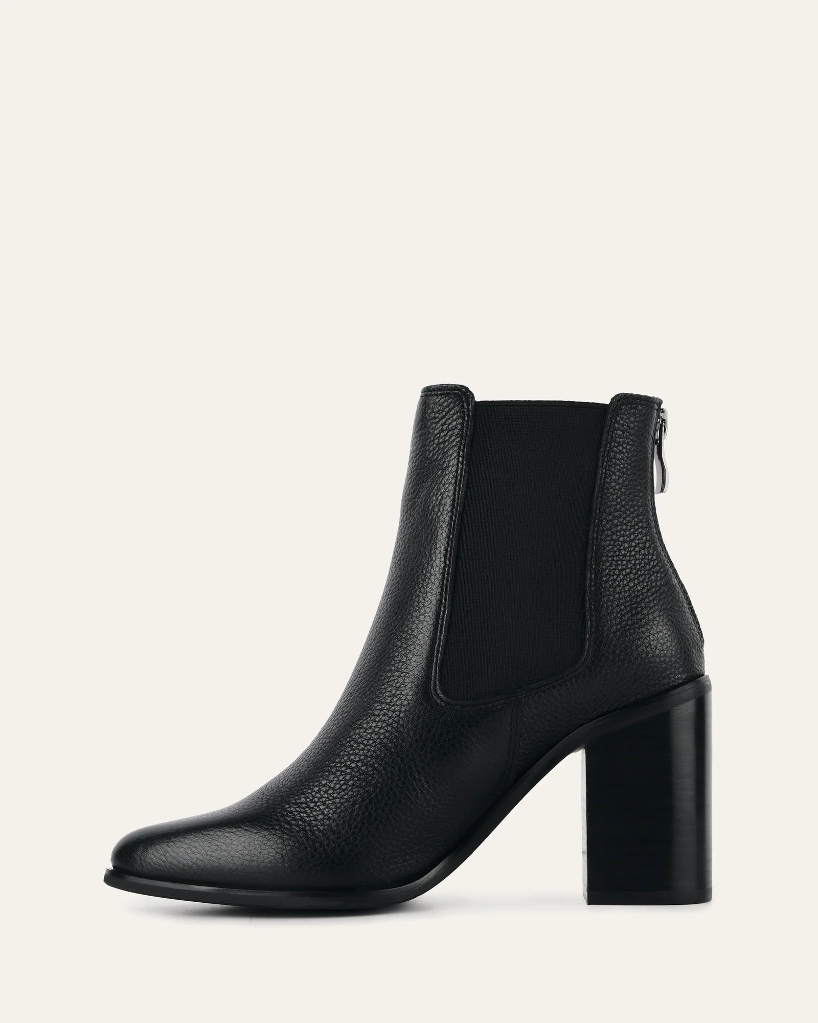 LOVER HIGH ANKLE BOOTS BLACK LEATHER - Image 6
