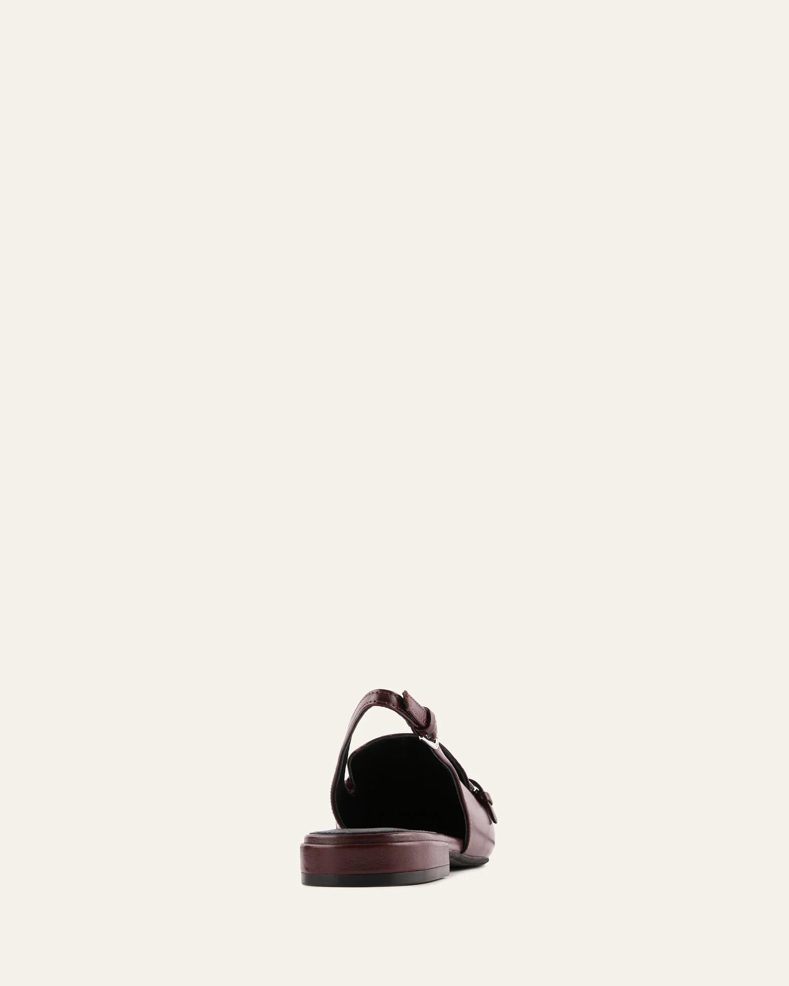 LYON DRESS FLATS MERLOT LEATHER - Image 4
