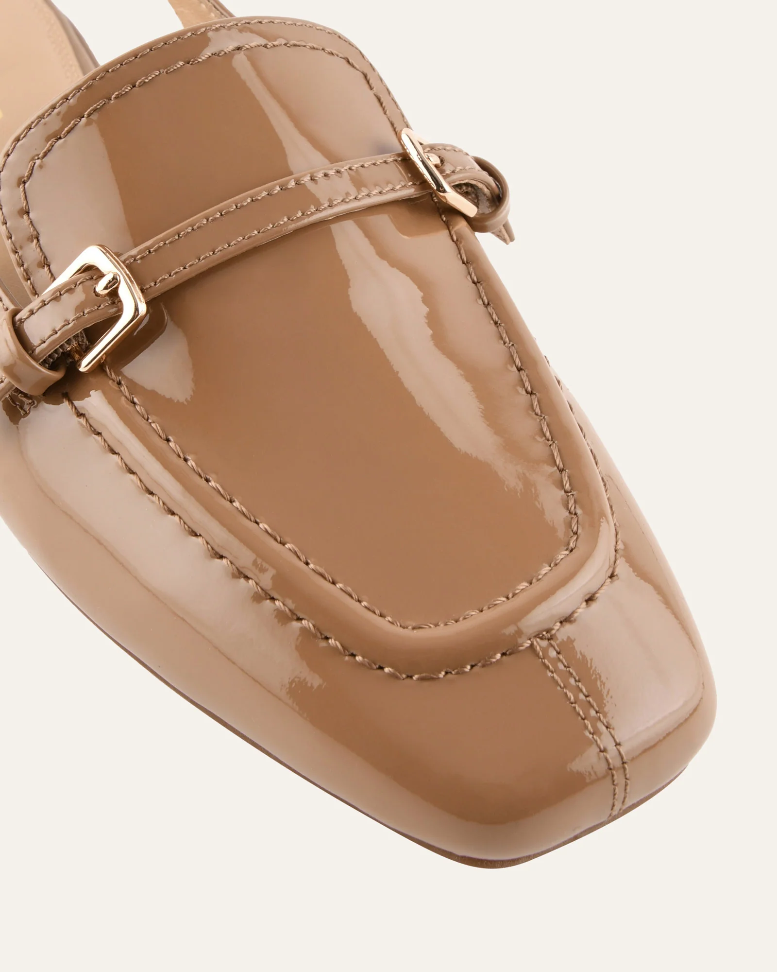 LYON DRESS FLATS SEPIA PATENT - Image 3