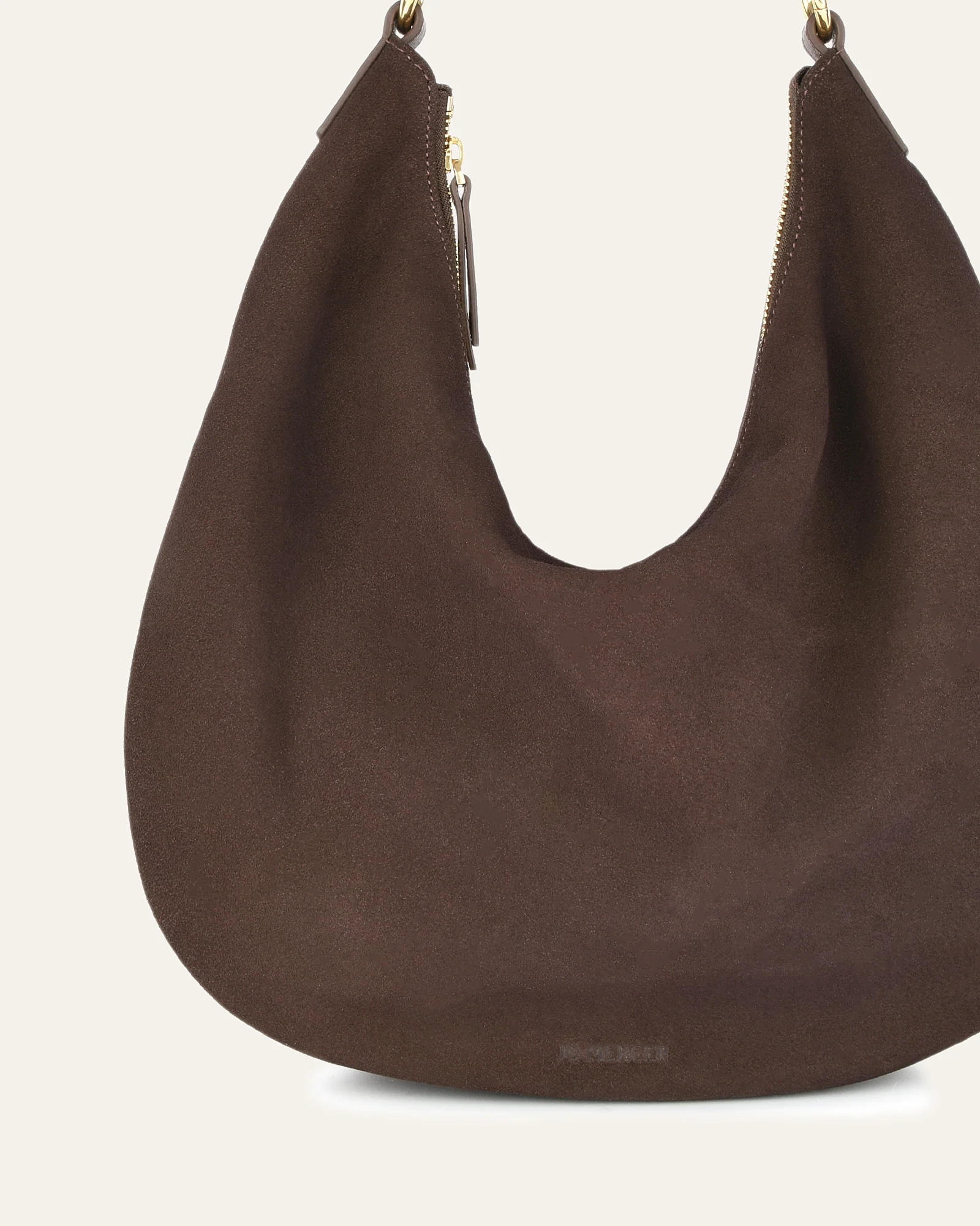 MARGO SHOULDER BAG BITTER CHOC SUEDE - Image 3