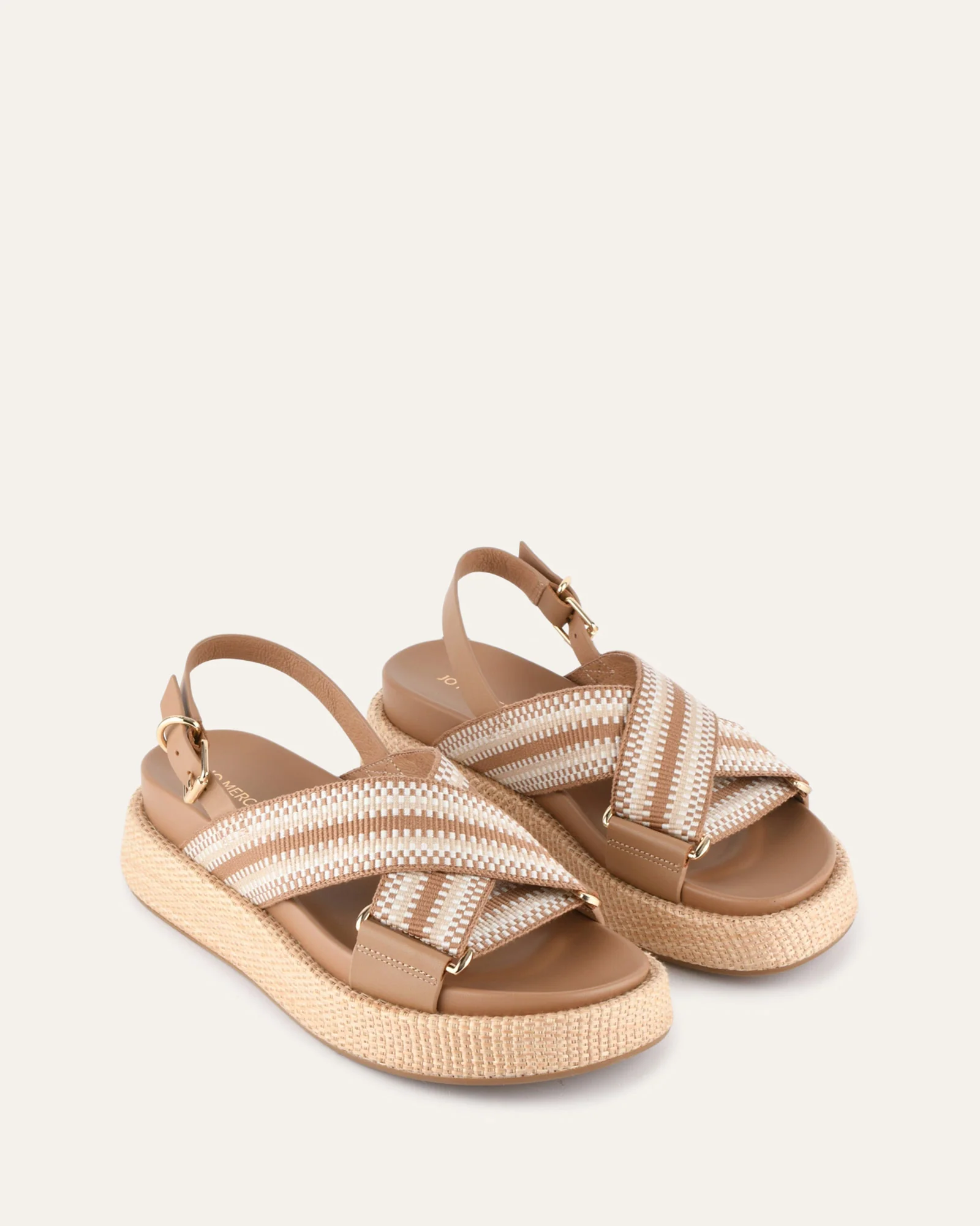 MARLEY FLAT SANDALS TAN MULTI - Image 3