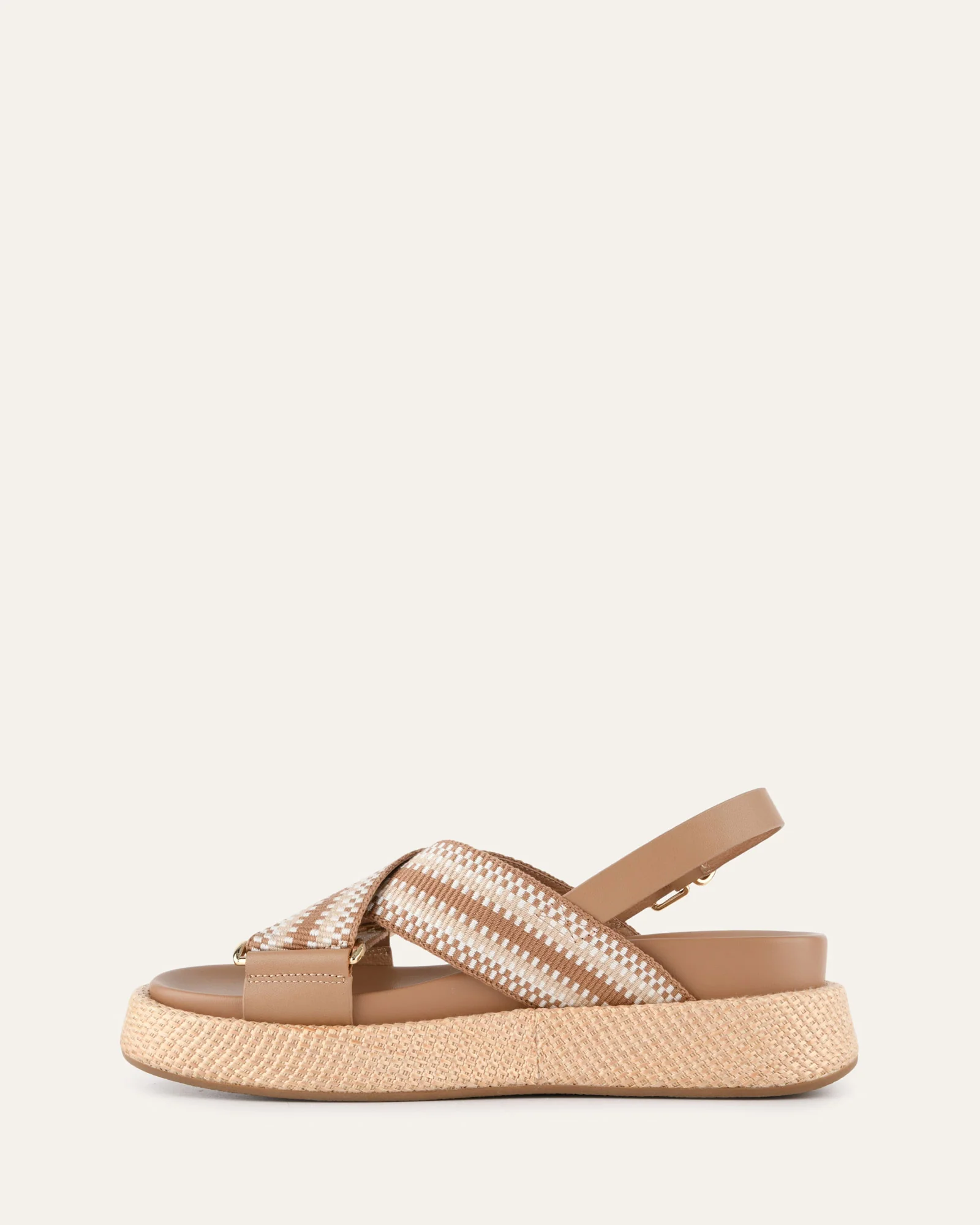 MARLEY FLAT SANDALS TAN MULTI - Image 6