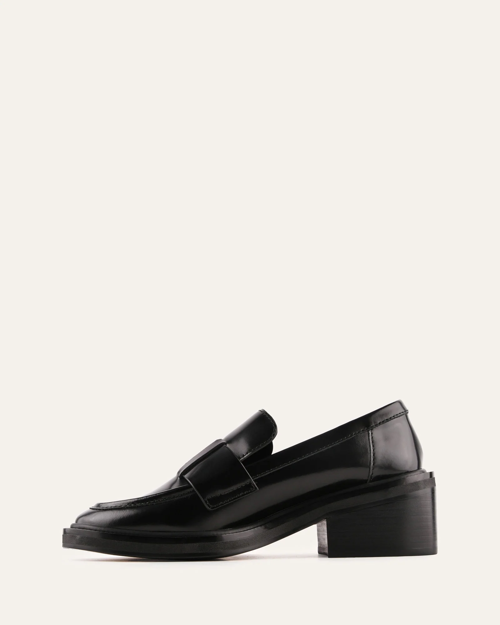 MATTHIAS LOW HEELS BLACK LEATHER - Image 6