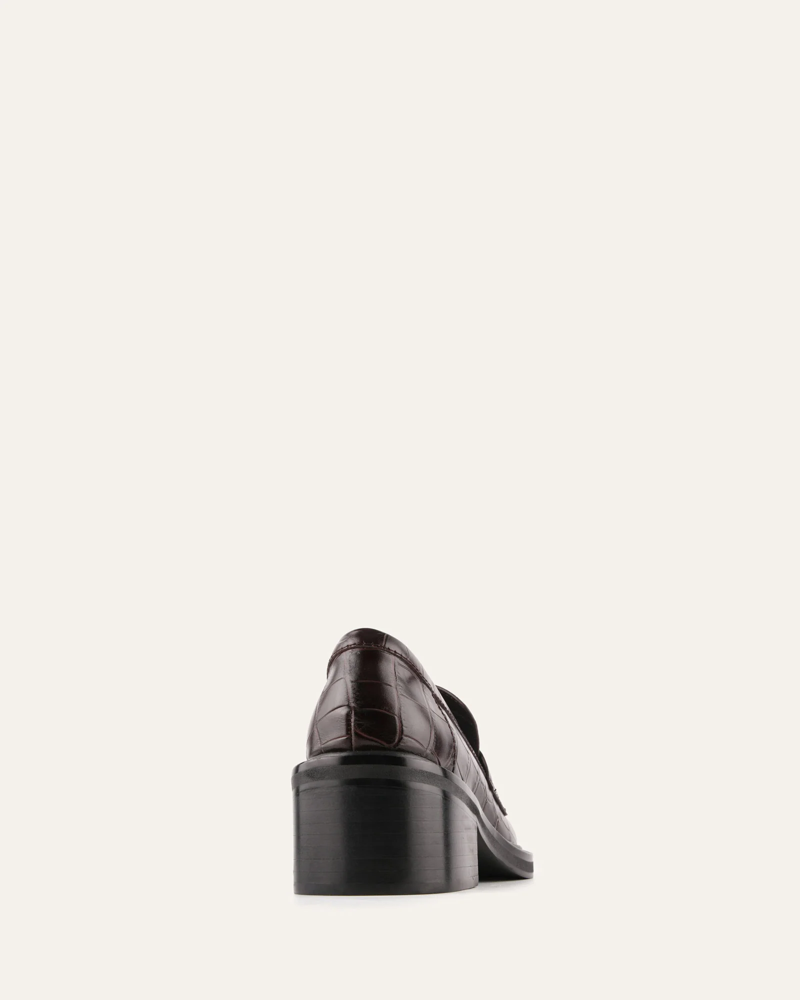 MATTHIAS LOW HEELS MAHOGANY CROC - Image 4