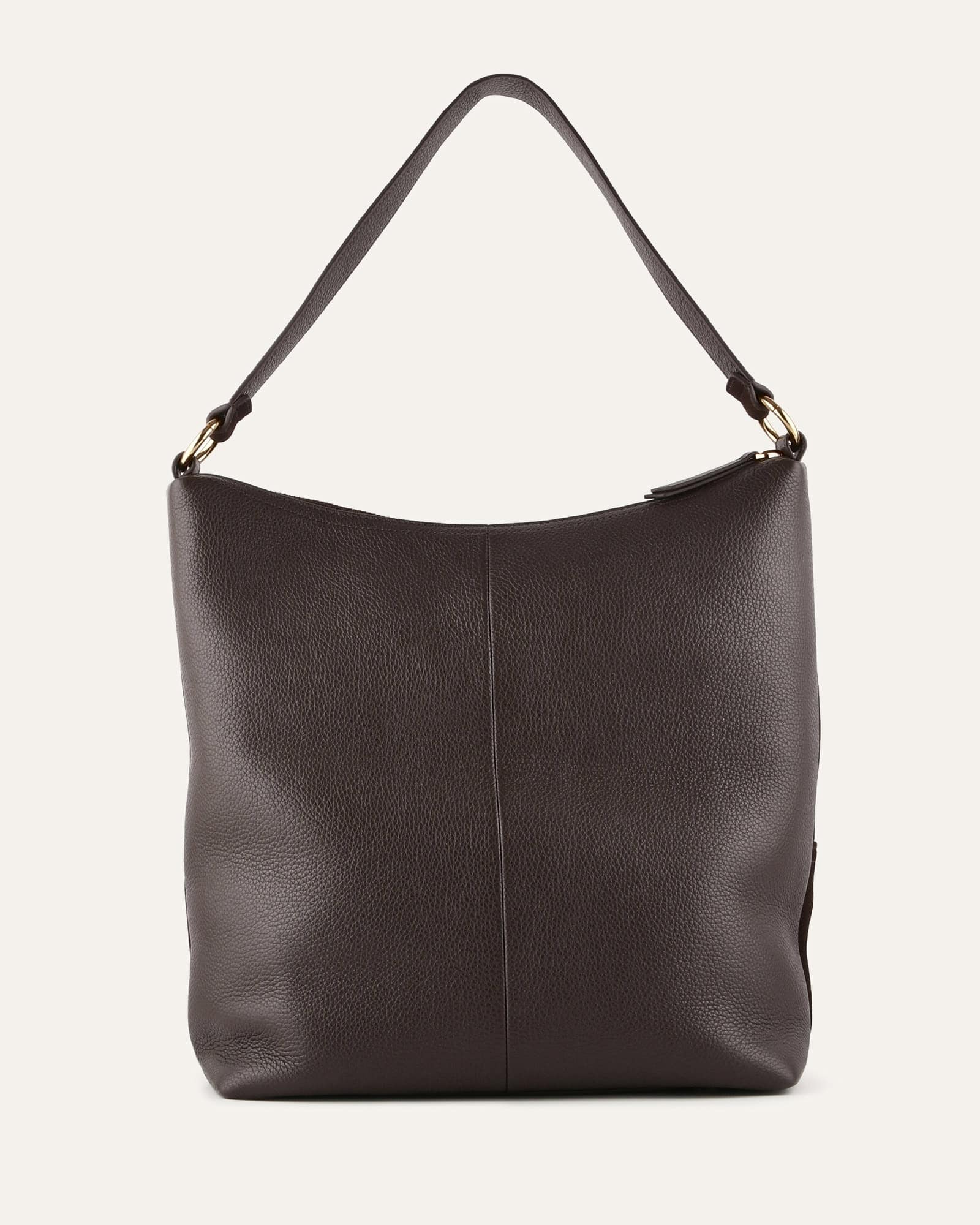 MICAH SHOULDER BAG BITTER CHOC SUEDE - Image 4
