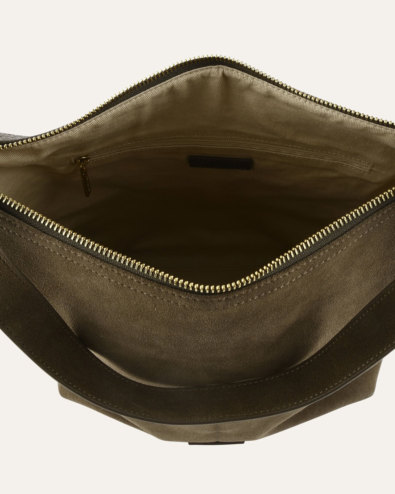 MICAH SHOULDER BAG OLIVE SUEDE - Image 5