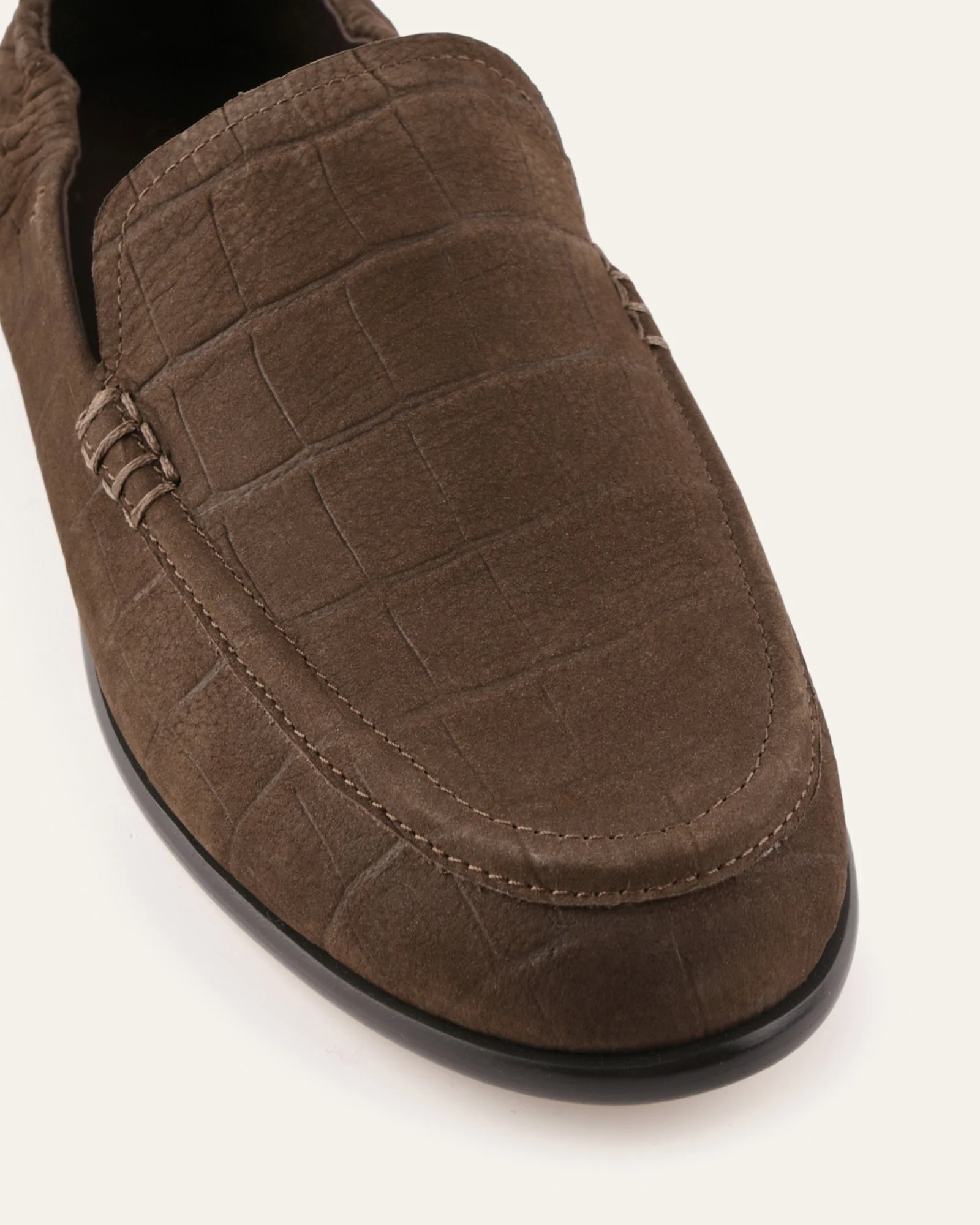 MILLICENT LOAFERS BITTER CHOC CROC - Image 4