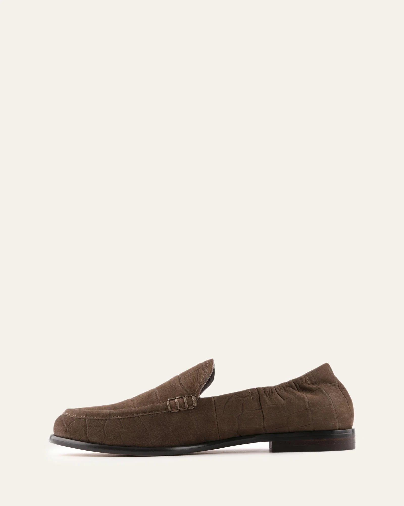 MILLICENT LOAFERS BITTER CHOC CROC - Image 6
