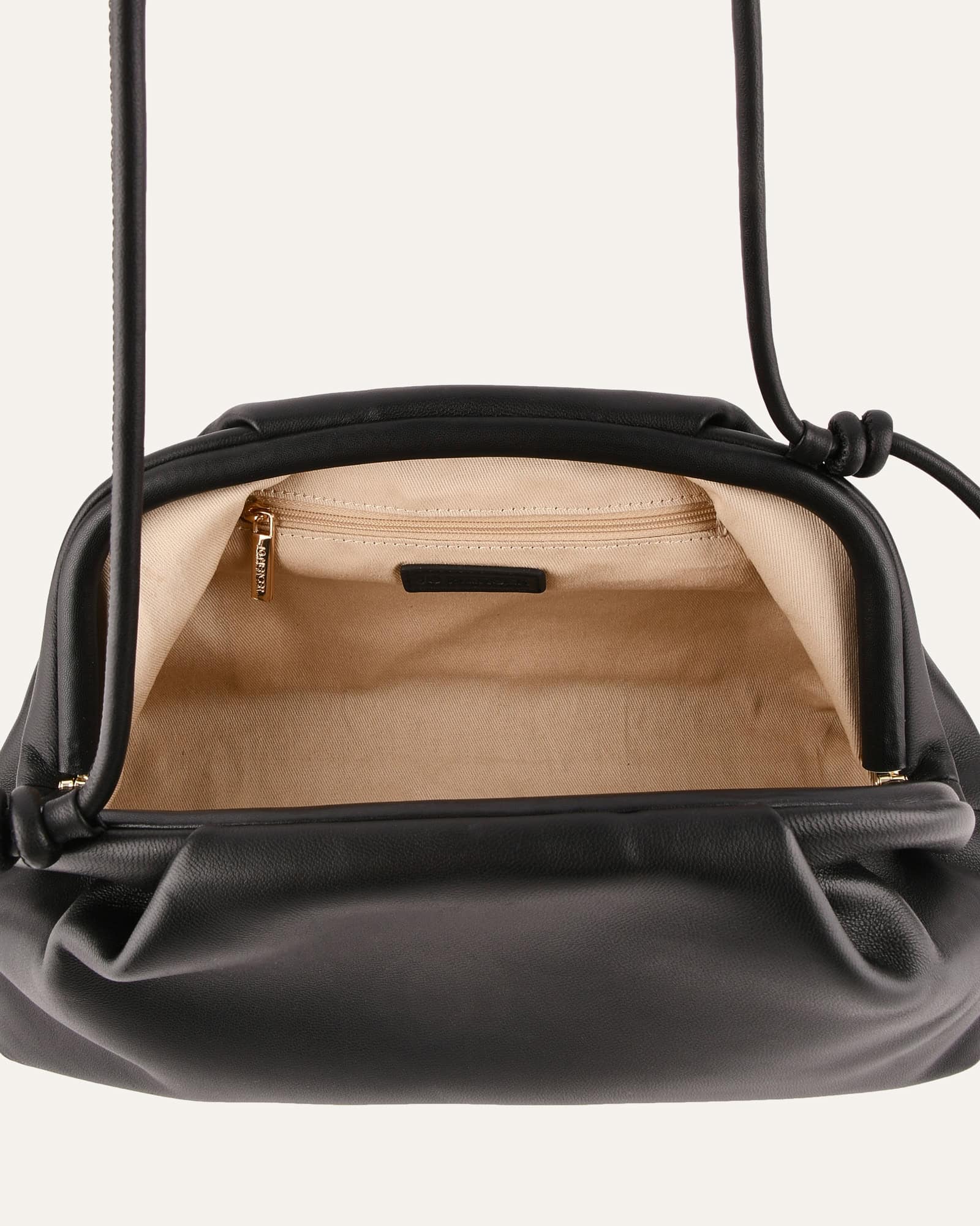 MILLY CROSSBODY BAG BLACK LEATHER - Image 5