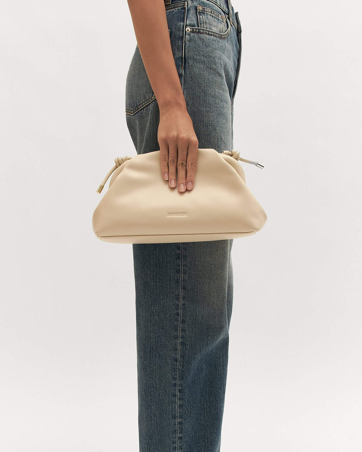 MILLY CROSSBODY BAG OFF WHITE LEATHER - Image 7