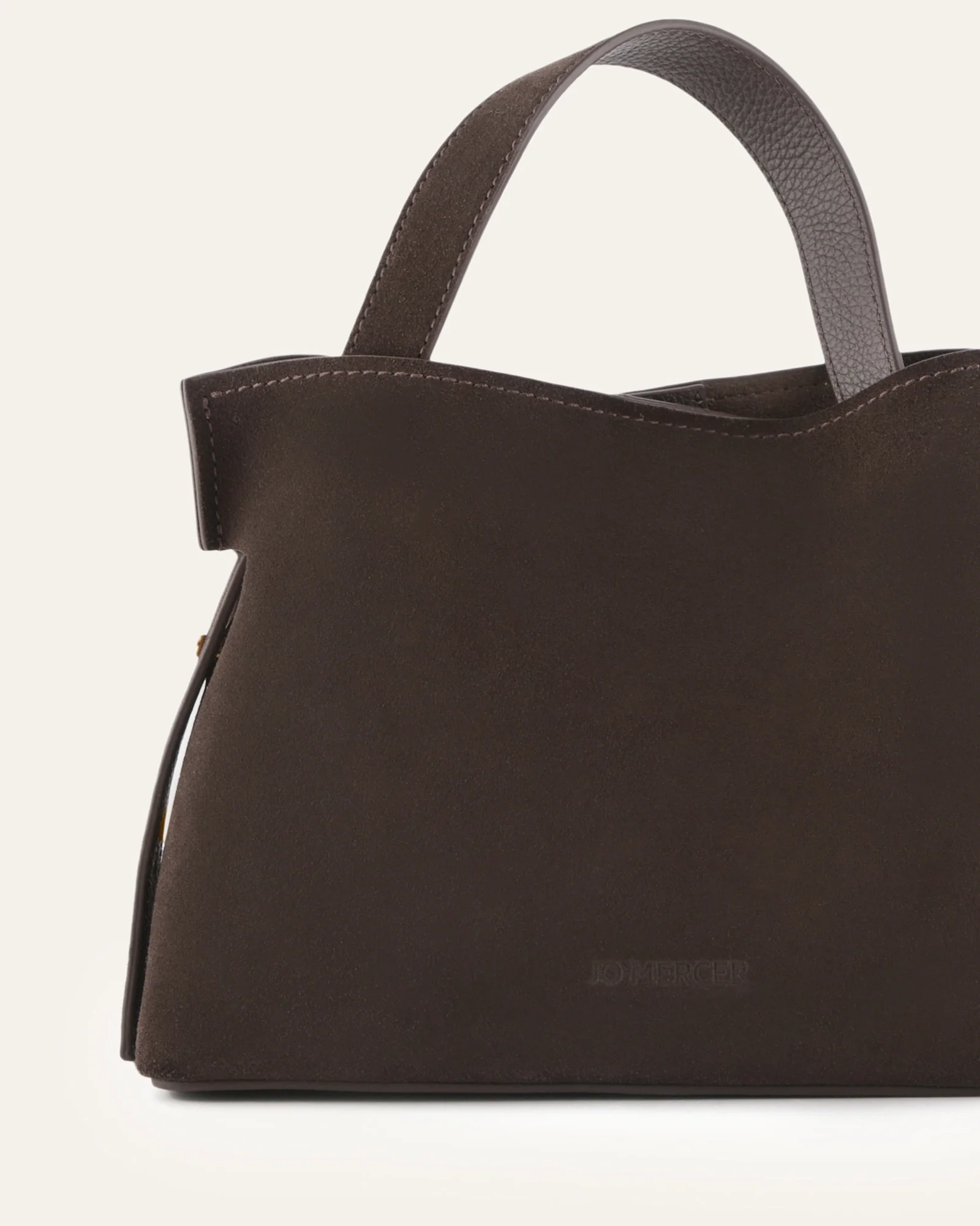 MISHI CROSSBODY BAG BITTER CHOC SUEDE - Image 3