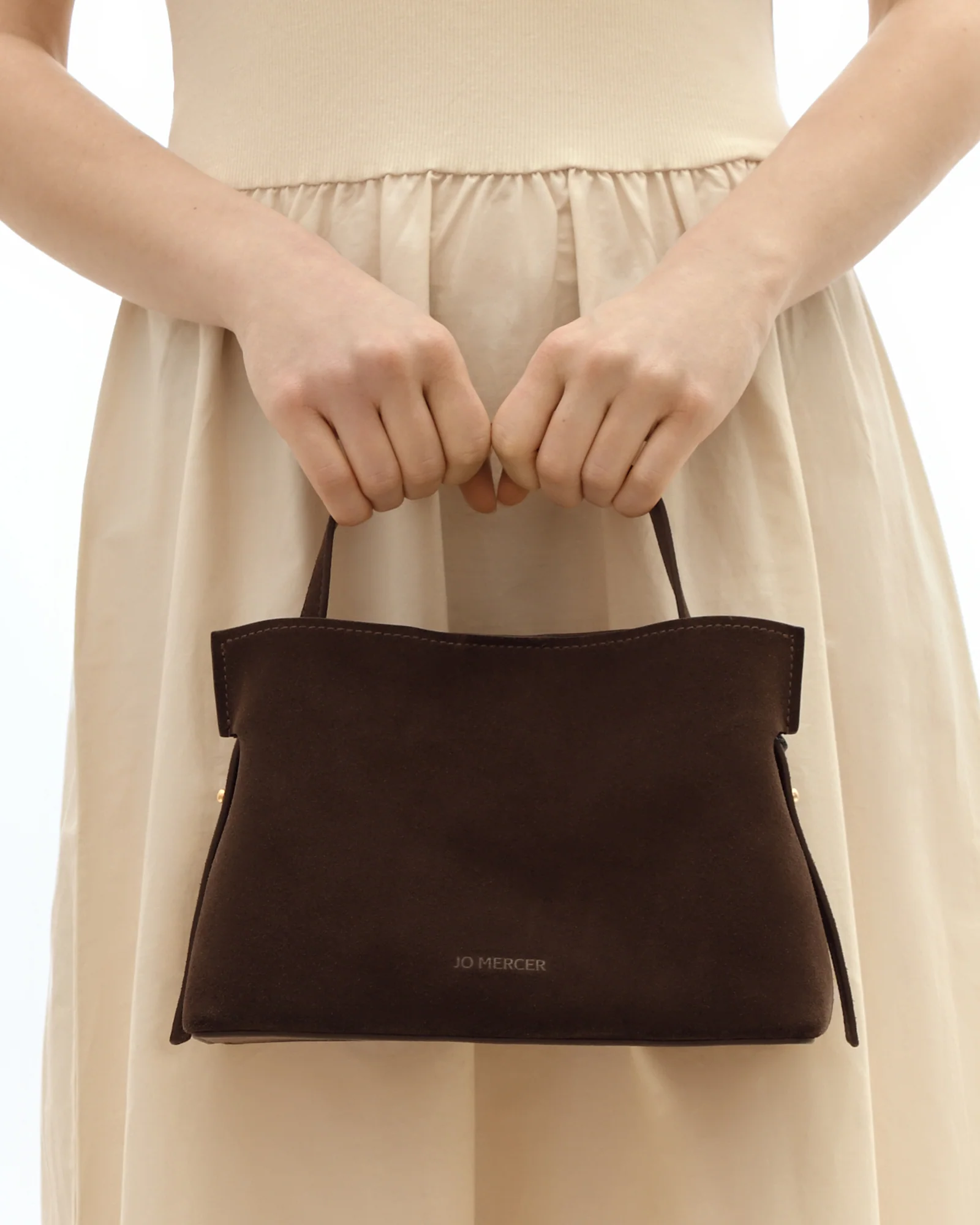 MISHI CROSSBODY BAG BITTER CHOC SUEDE - Image 8