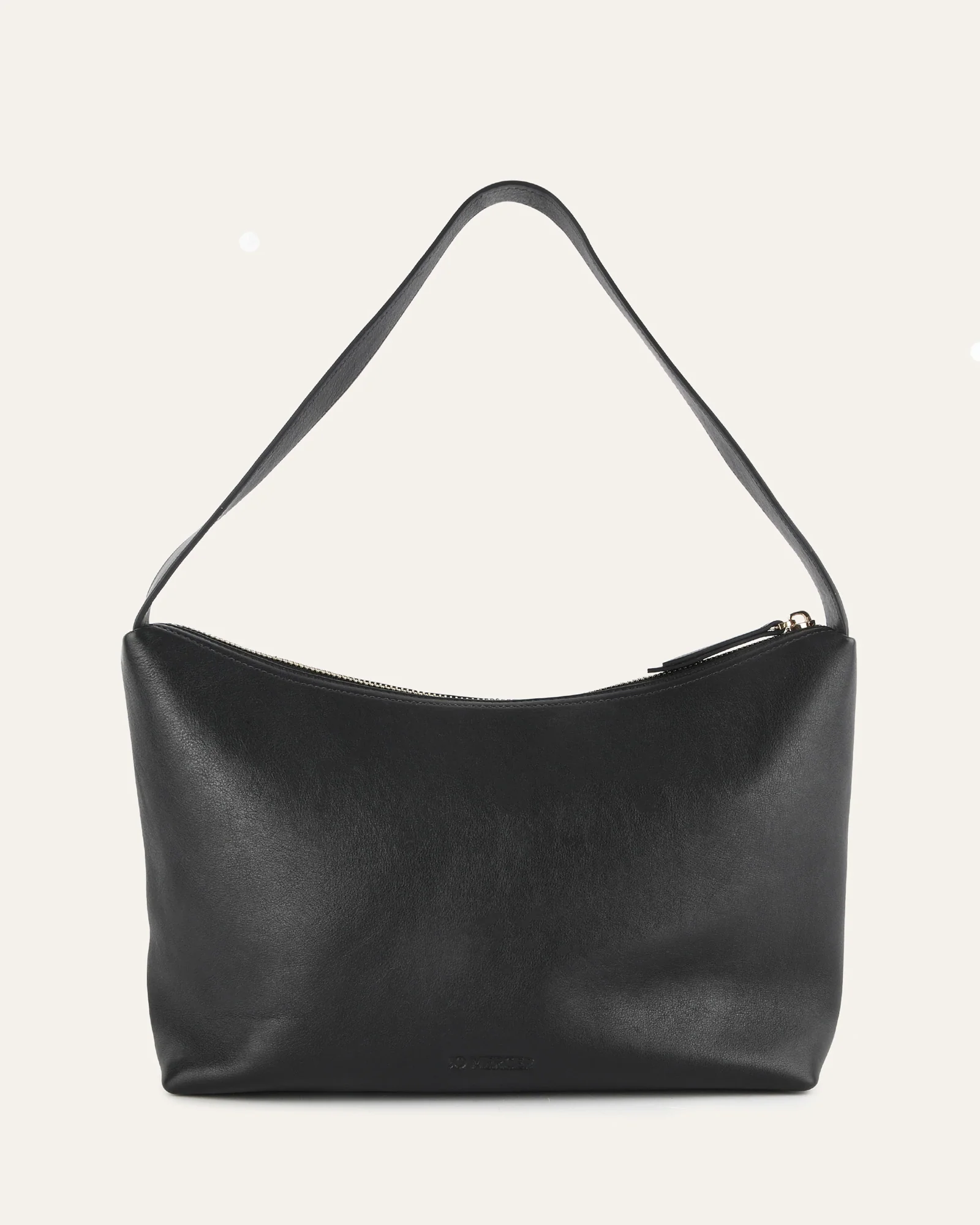 MORRIS SHOULDER BAG BLACK LEATHER - Image 4