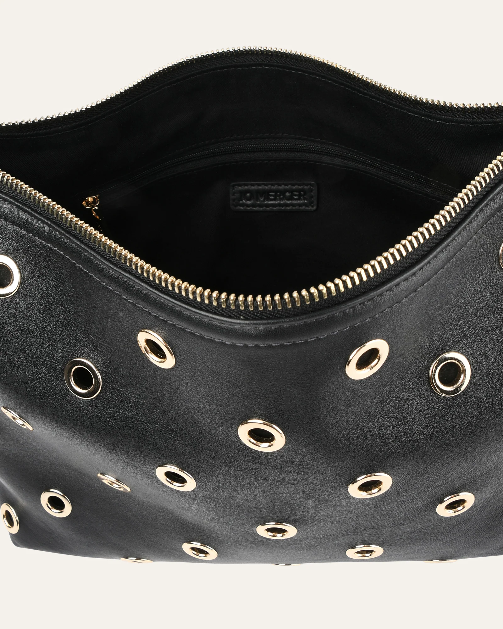 MORRIS SHOULDER BAG BLACK LEATHER - Image 5