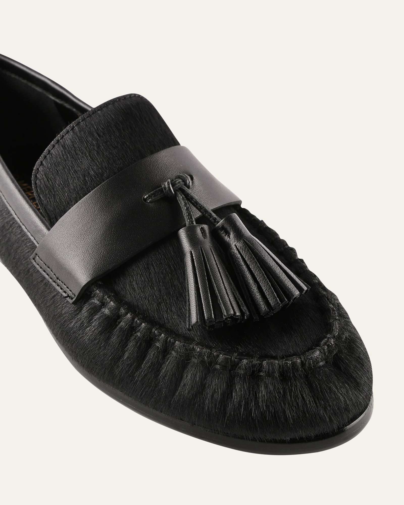 MYRA LOAFERS BLACK LEATHER - Image 3