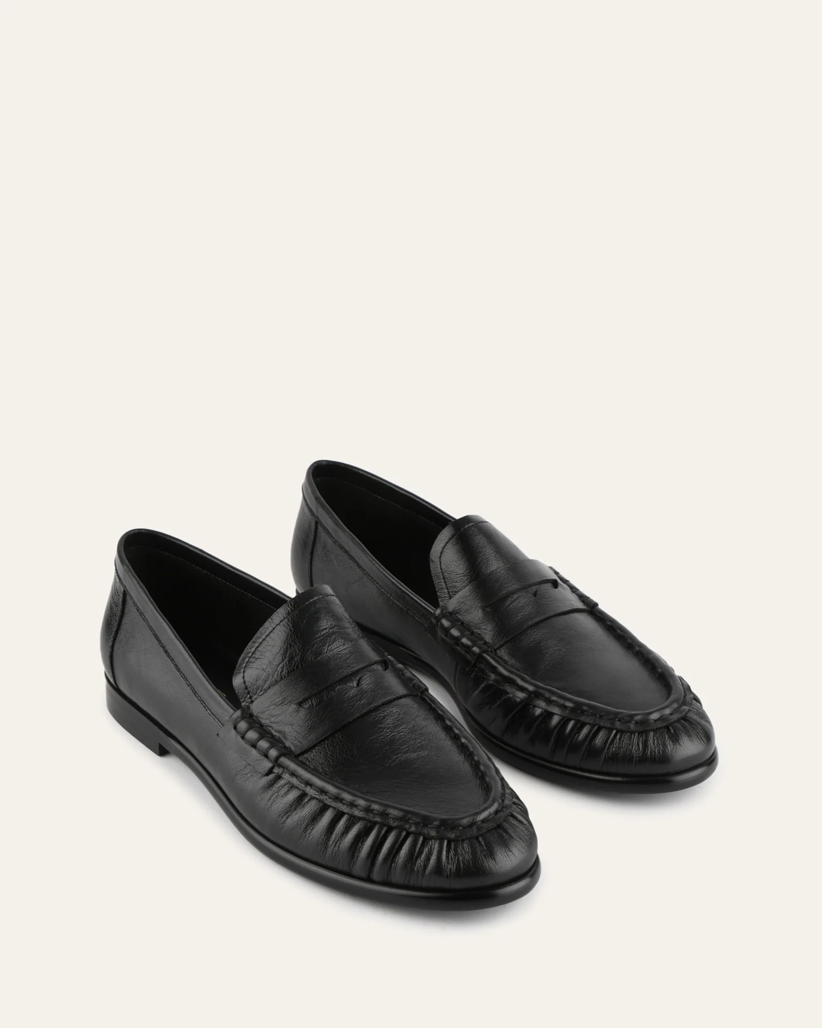 MYRTLE LOAFERS BLACK LEATHER - Image 3
