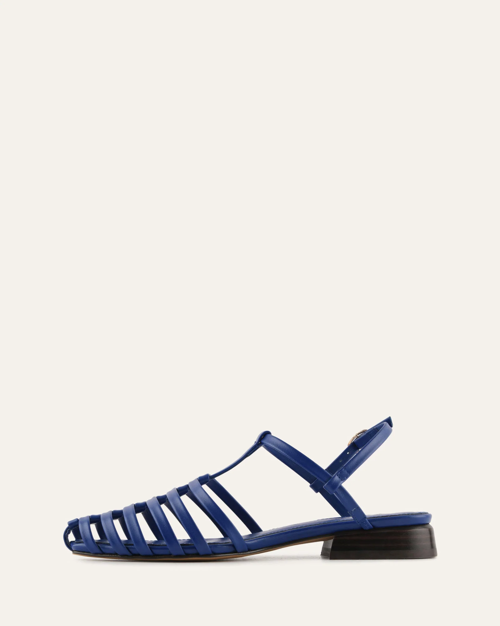 NANCY DRESS FLATS COBALT LEATHER - Image 6