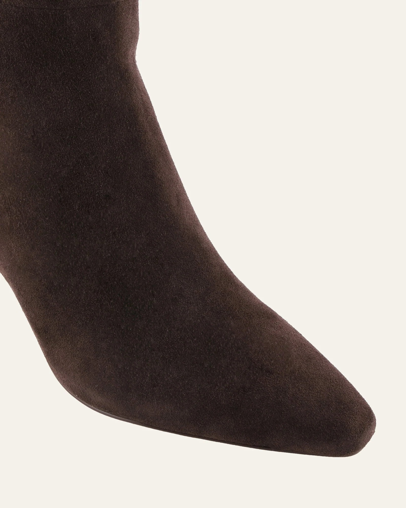 NEON KNEE BOOTS BITTER CHOC SUEDE - Image 4