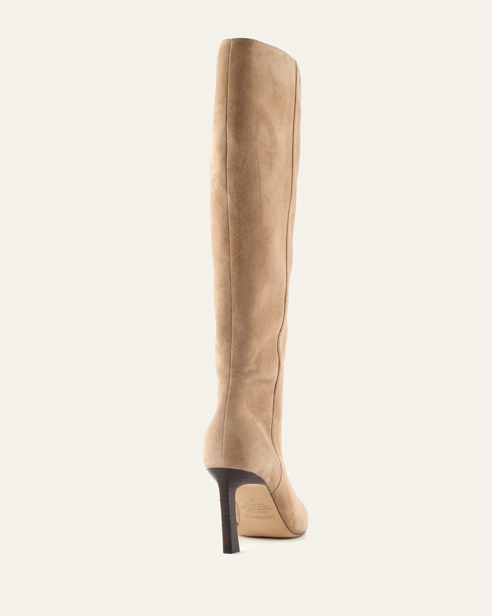 NEON KNEE BOOTS LATTE SUEDE - Image 5