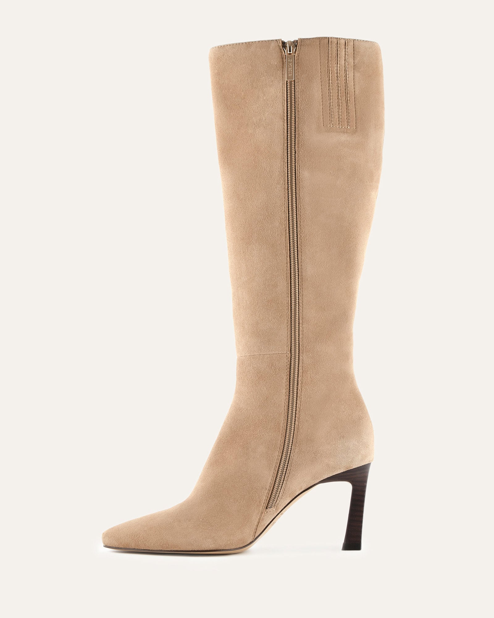 NEON KNEE BOOTS LATTE SUEDE - Image 6