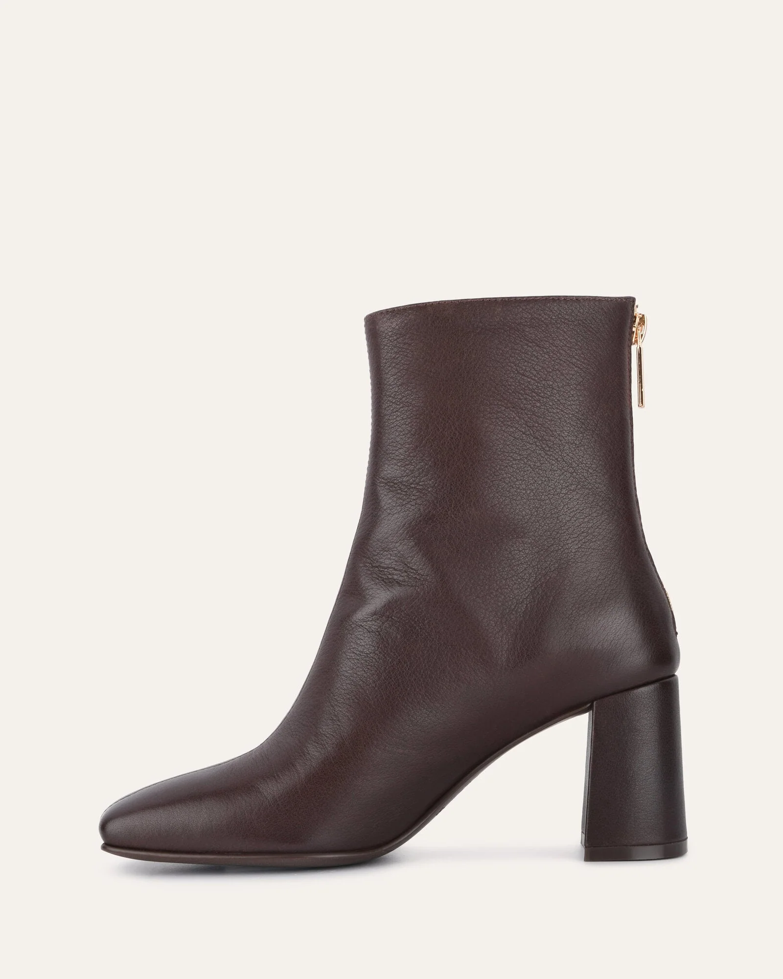 NEVADA MID ANKLE BOOTS CHOCOLATE LEATHER - Image 6