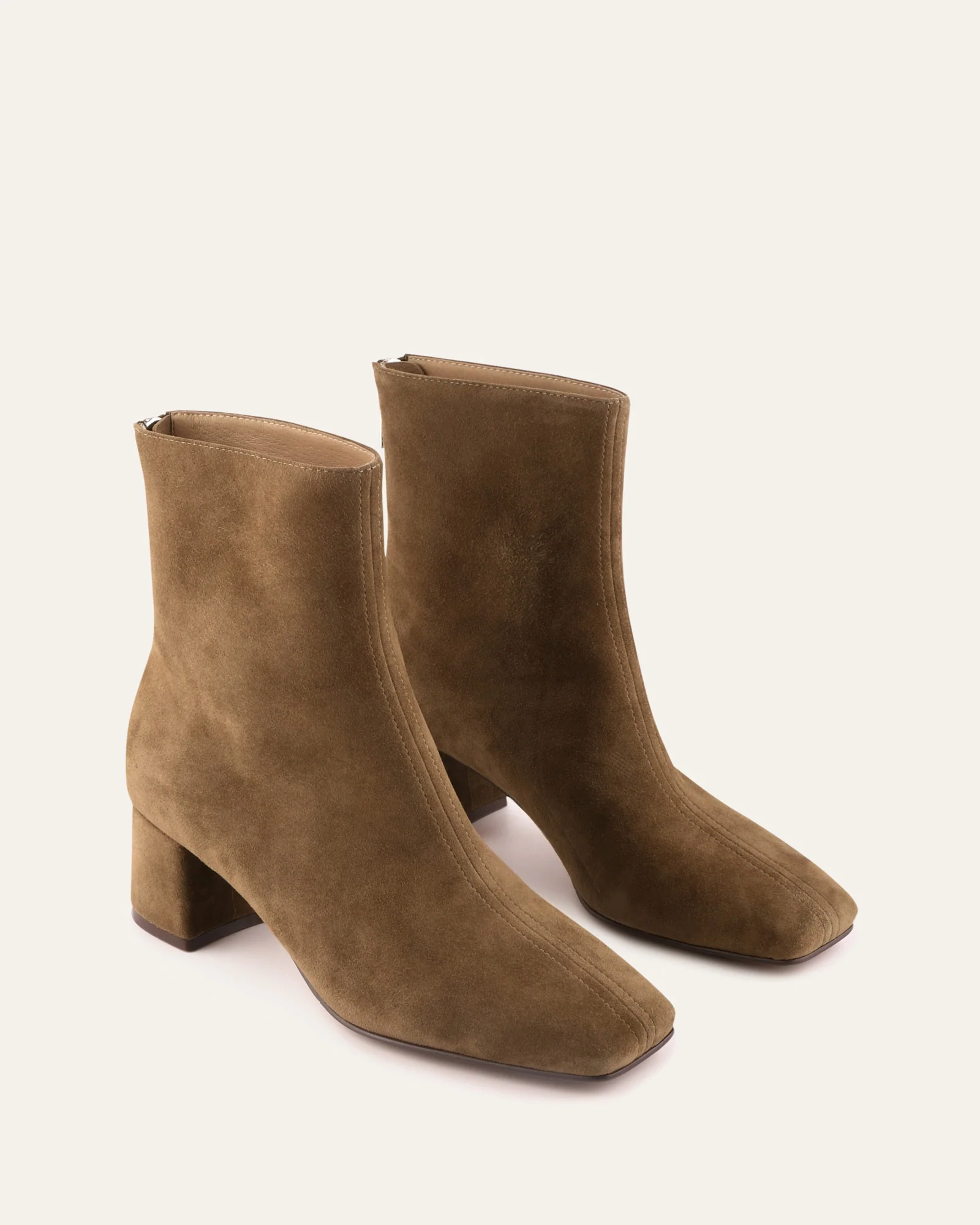 NORI MID ANKLE BOOTS BARK SUEDE - Image 3
