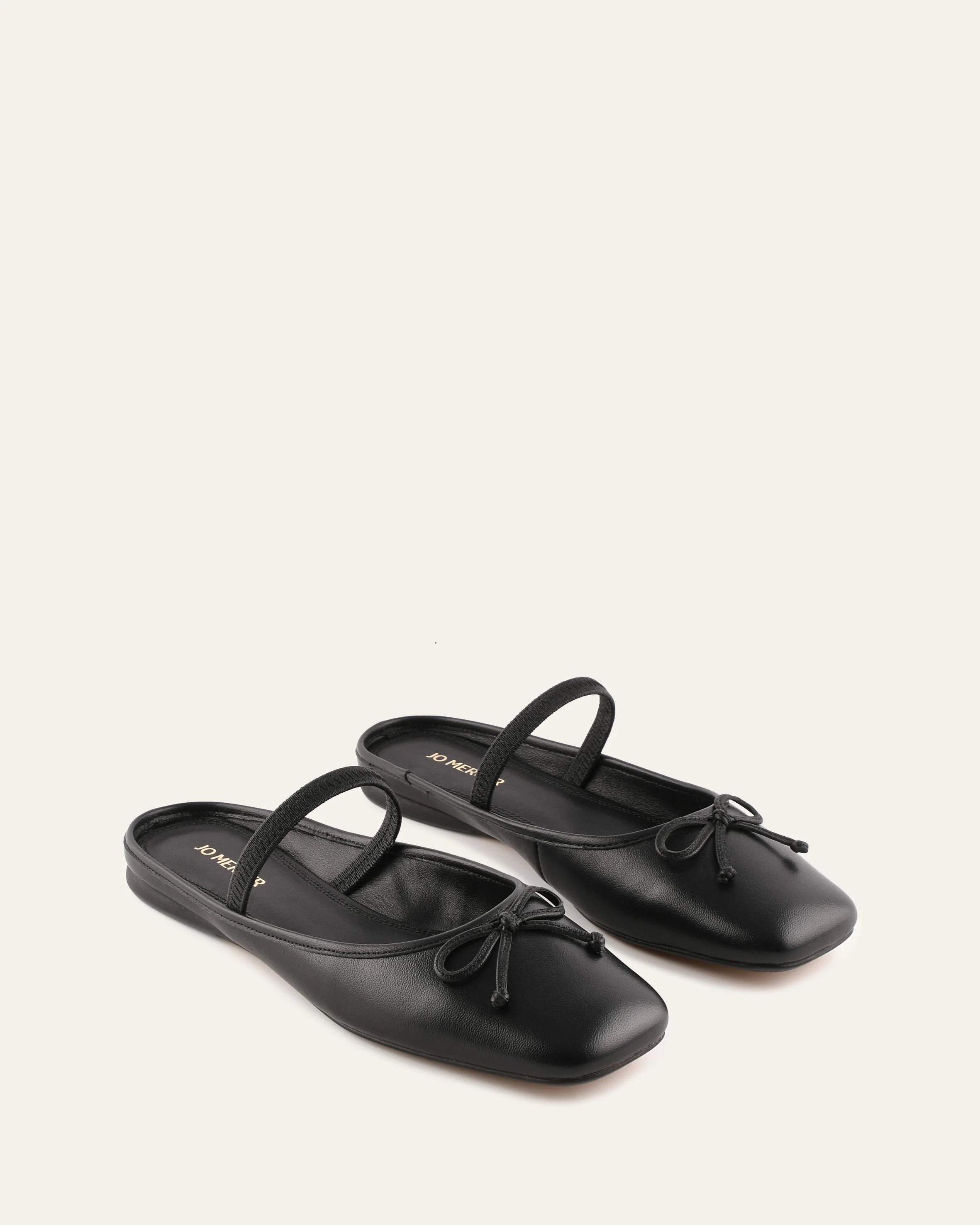 NOVA CASUAL FLATS BLACK LEATHER - Image 3