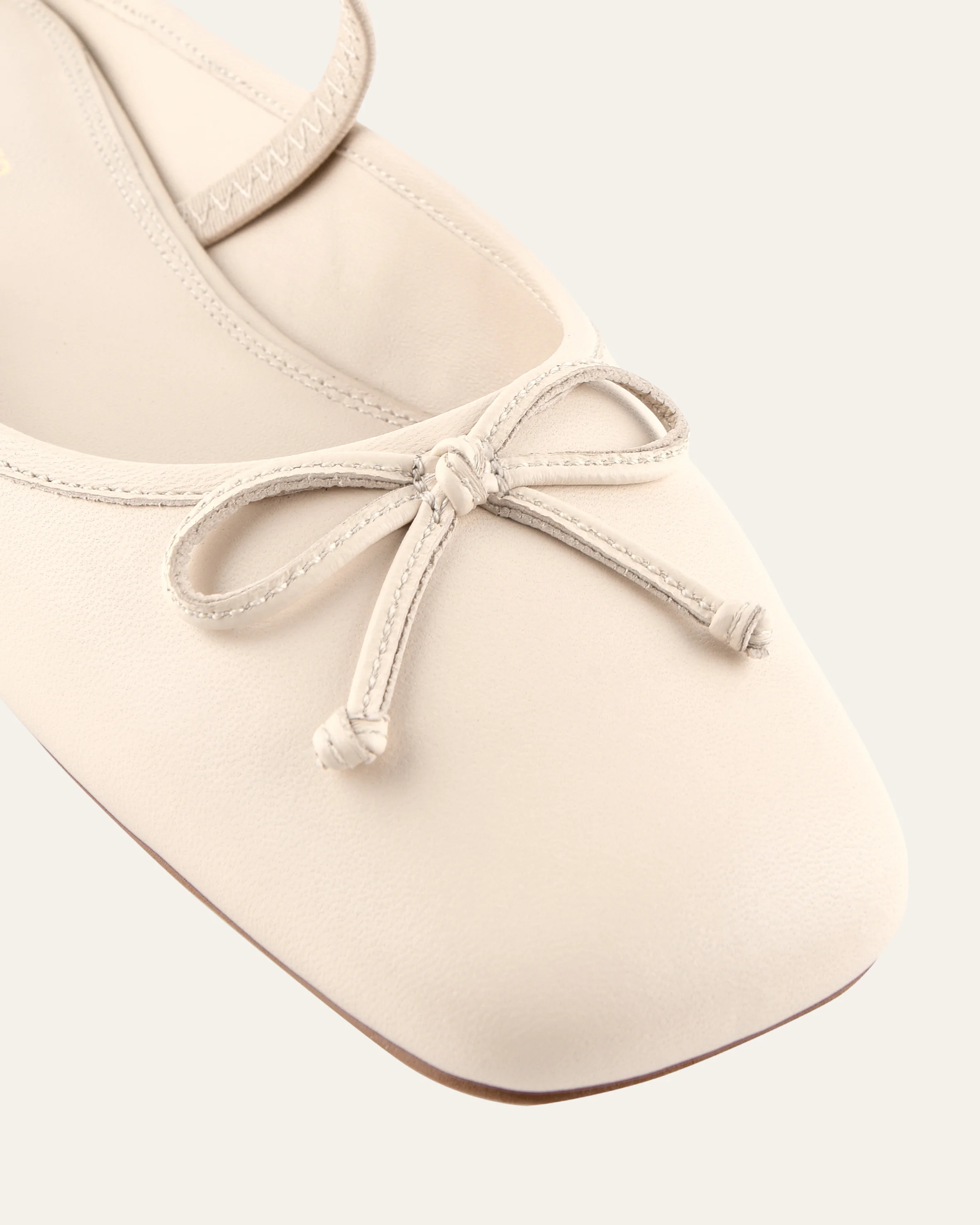 NOVA CASUAL FLATS OFF WHITE LEATHER - Image 4