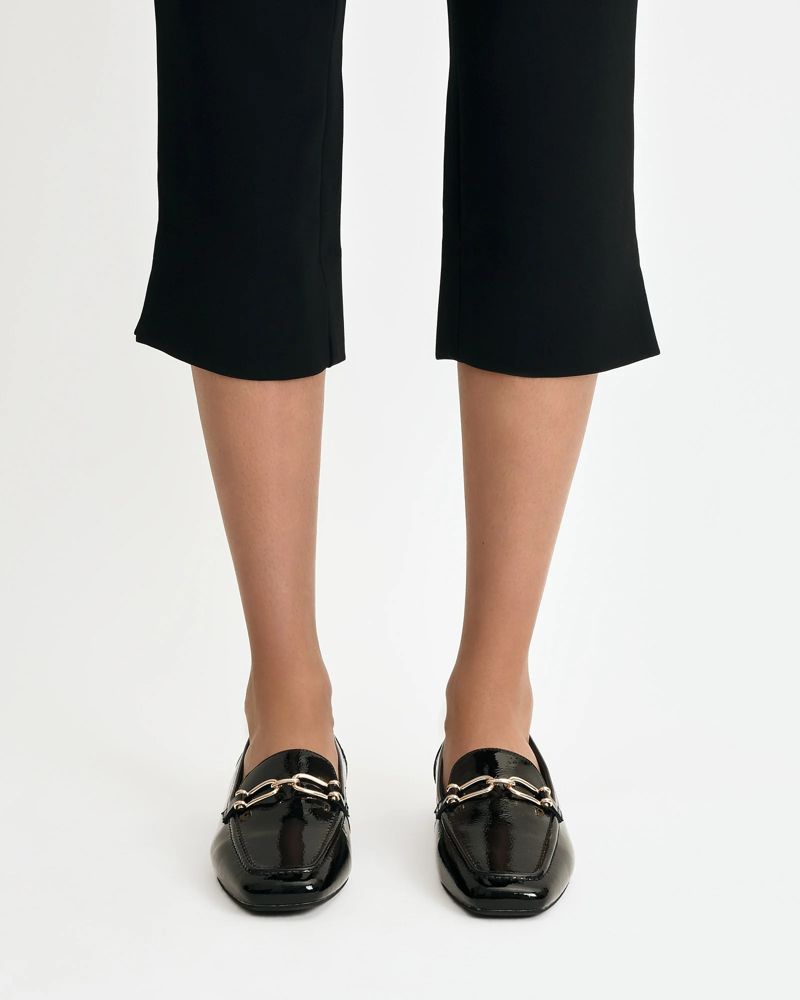 OCTAVIA LOAFERS BLACK CRINKLE PATENT - Image 7