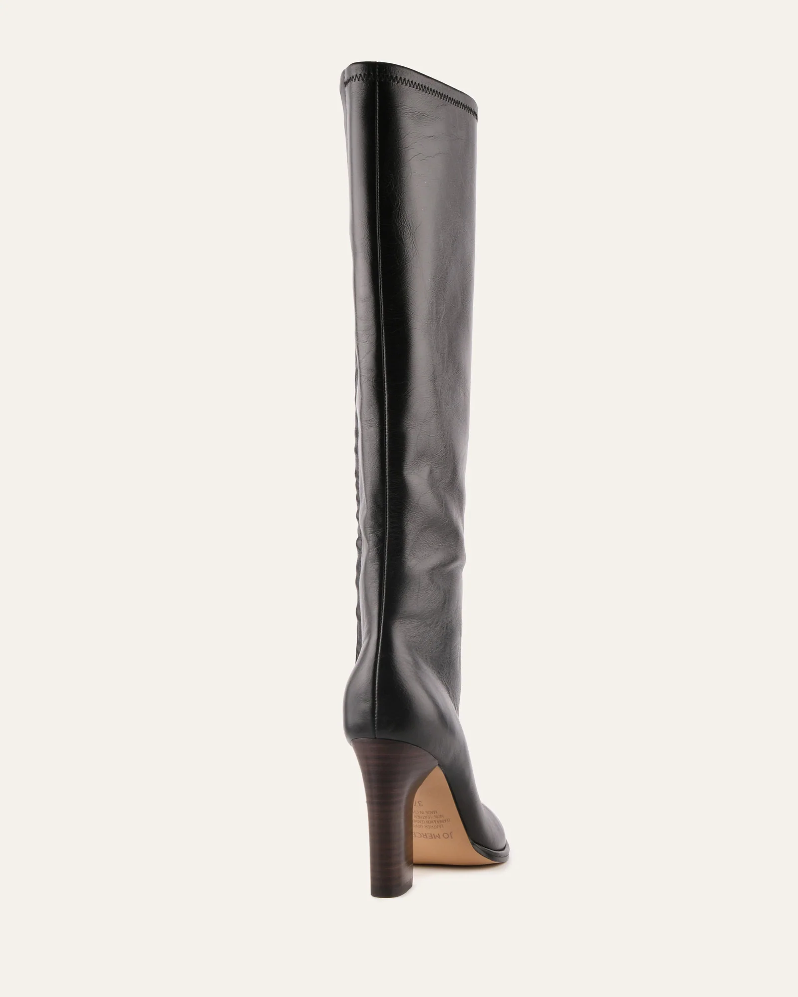 ODETTE KNEE BOOTS BLACK LEATHER - Image 5
