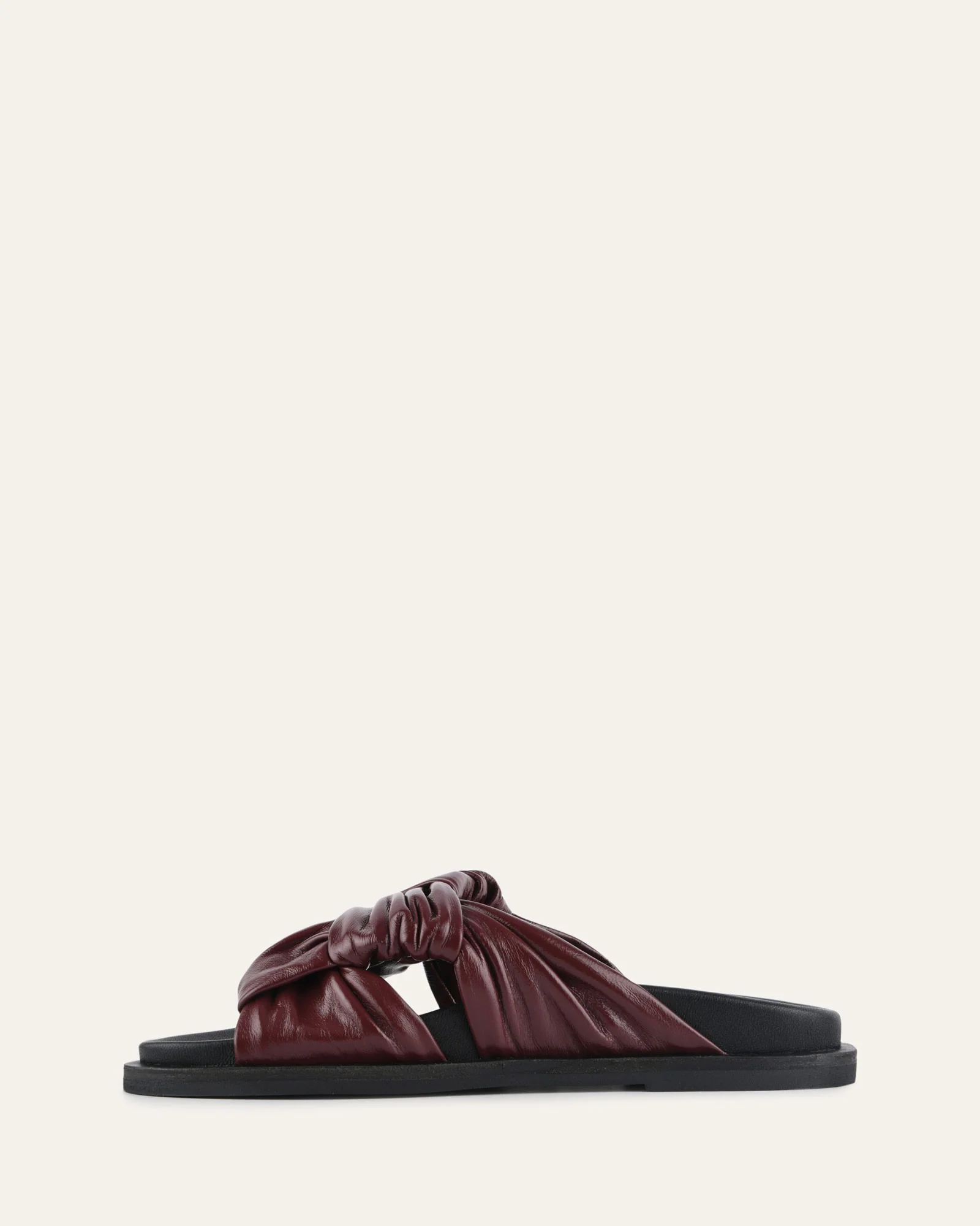 OLLIE FLAT SANDALS MULBERRY LEATHER - Image 6